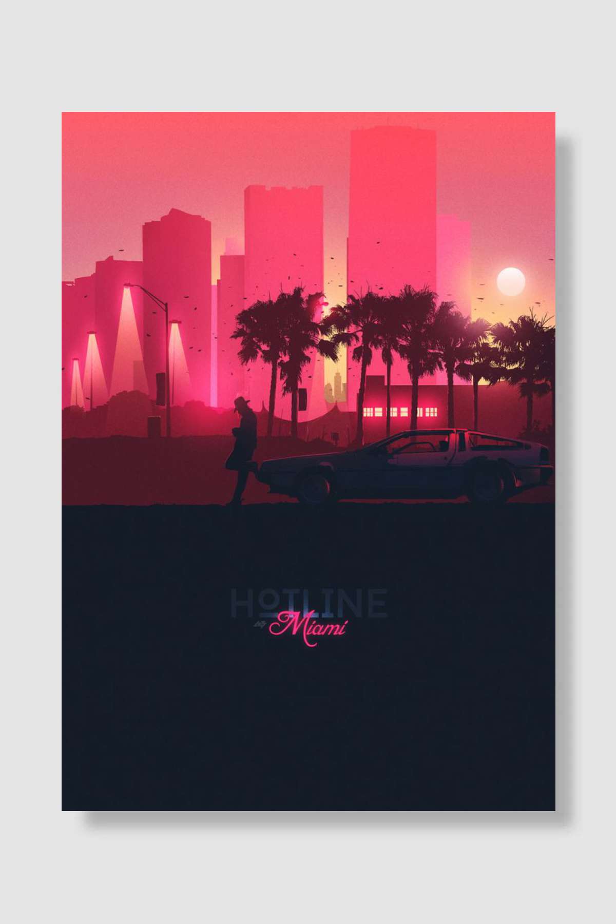 Hotline Miami Oyun Poster Çerçevesiz Yüksek Kalite Oyun Afiş Duvar Poster