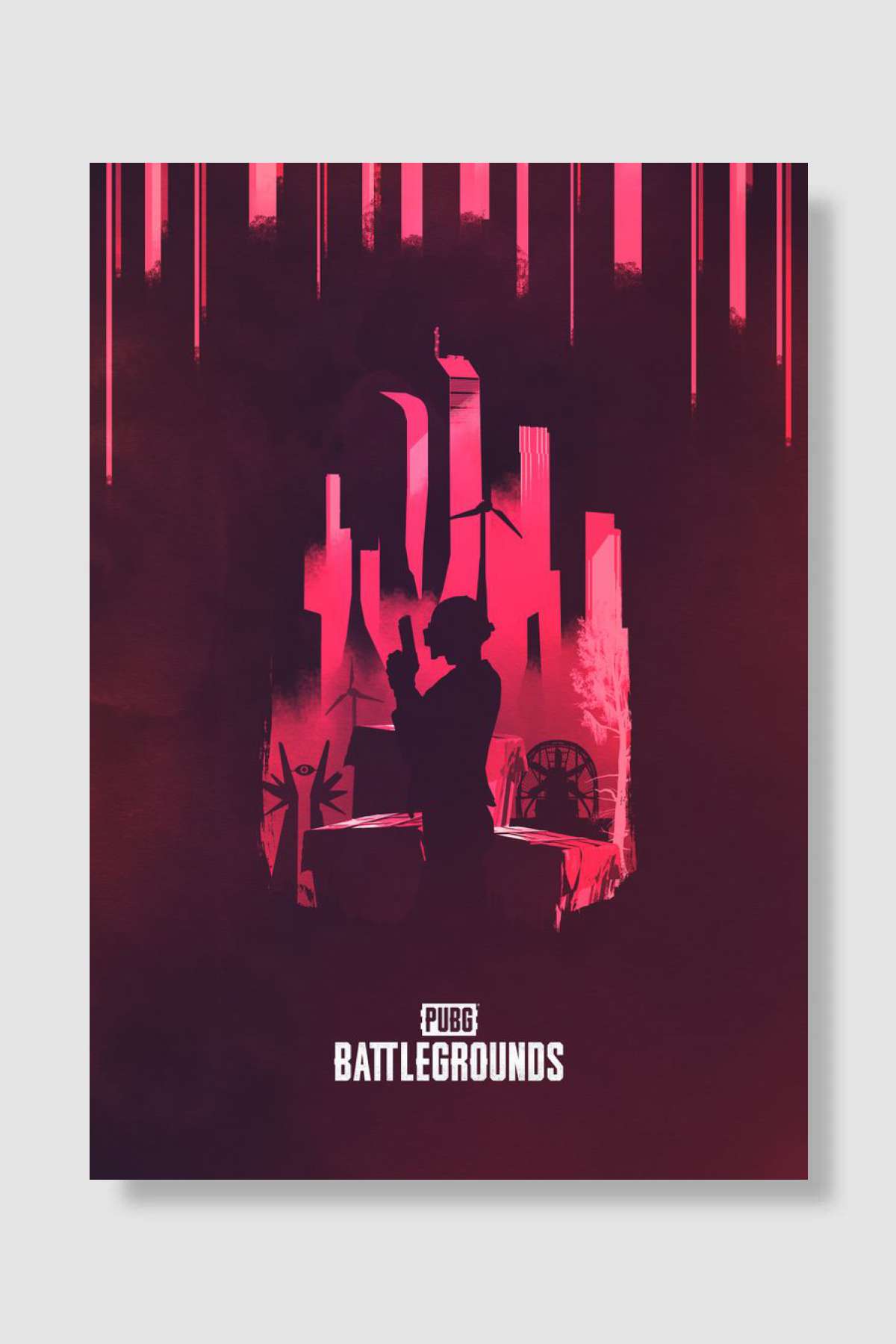 Deston Skyline Shadows Oyun Poster Çerçevesiz Yüksek Kalite Oyun Afiş Duvar Poster - En İyi Fiyatlarla