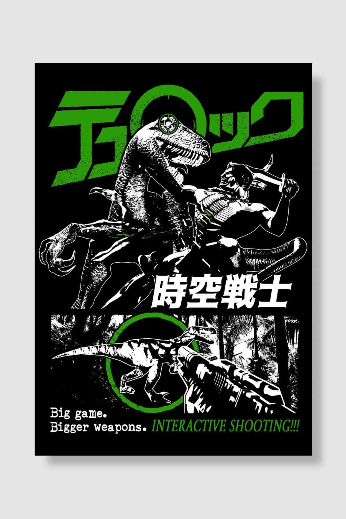 Jikku SenshiTurok Oyun Poster Çerçevesiz Yüksek Kalite Oyun Afiş Duvar Poster