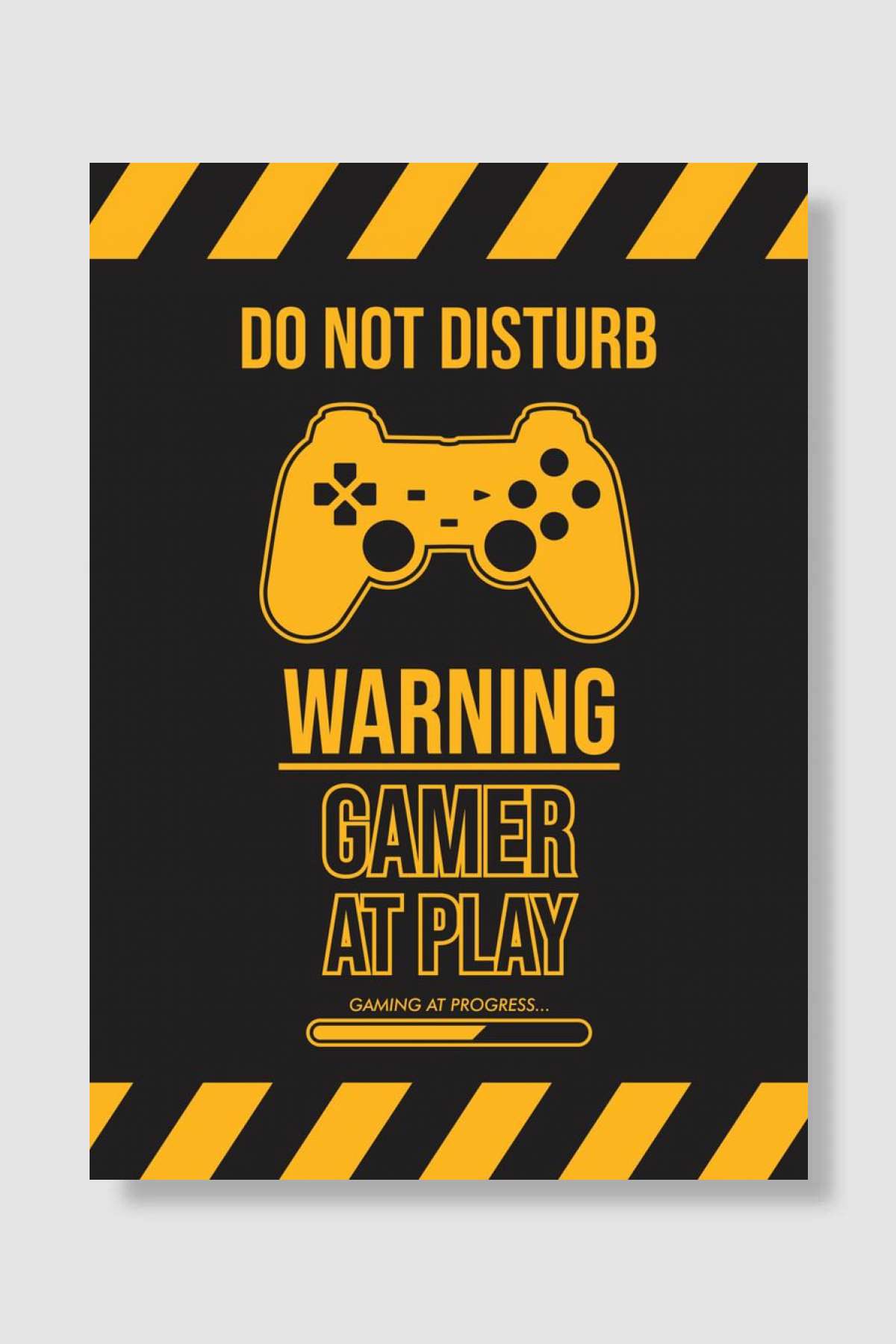 Gamer at play sign Oyun Poster Çerçevesiz Yüksek Kalite Oyun Afiş Duvar Poster