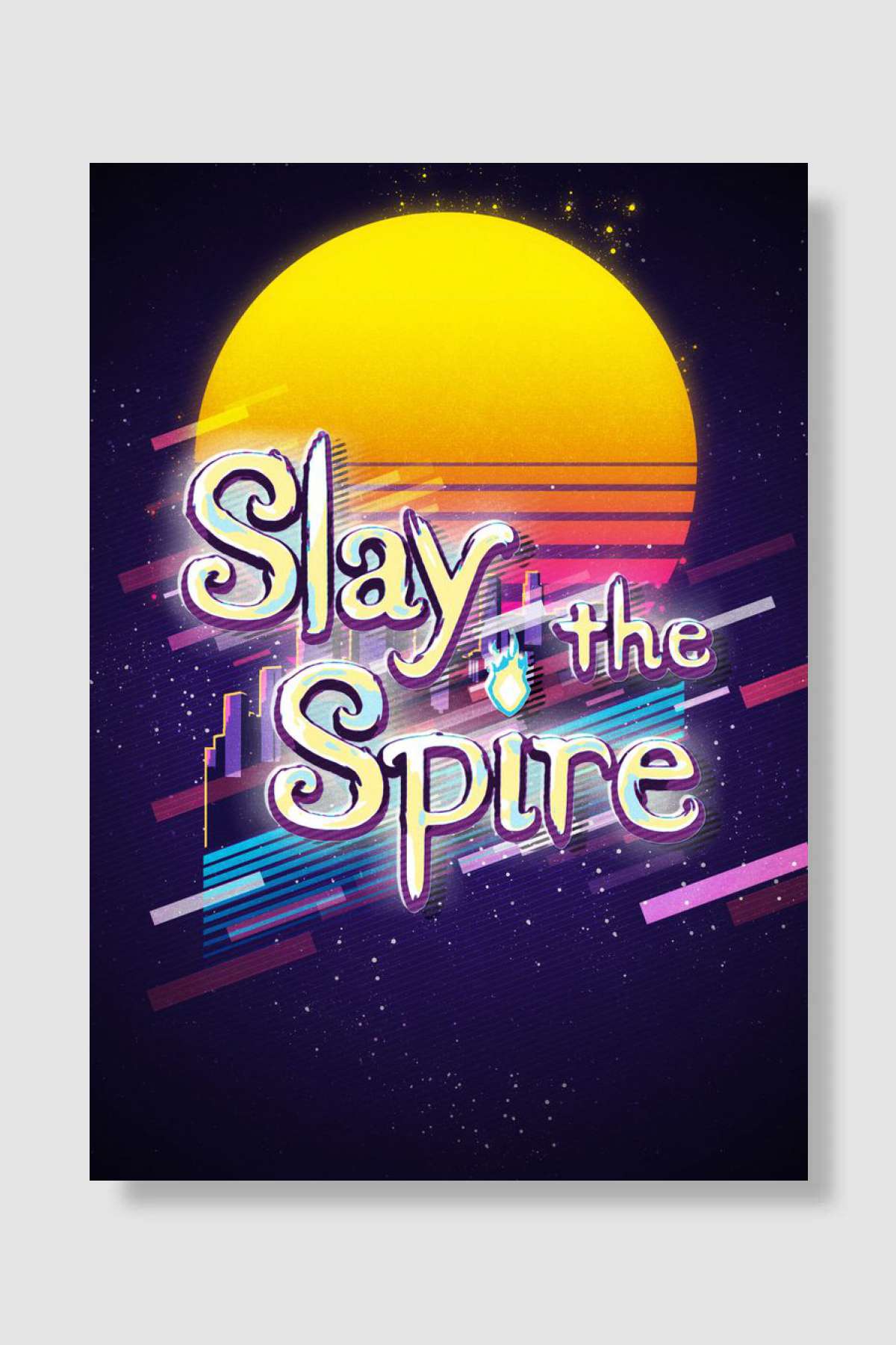 Slay the Spire Oyun Poster Çerçevesiz Yüksek Kalite Oyun Afiş Duvar Poster