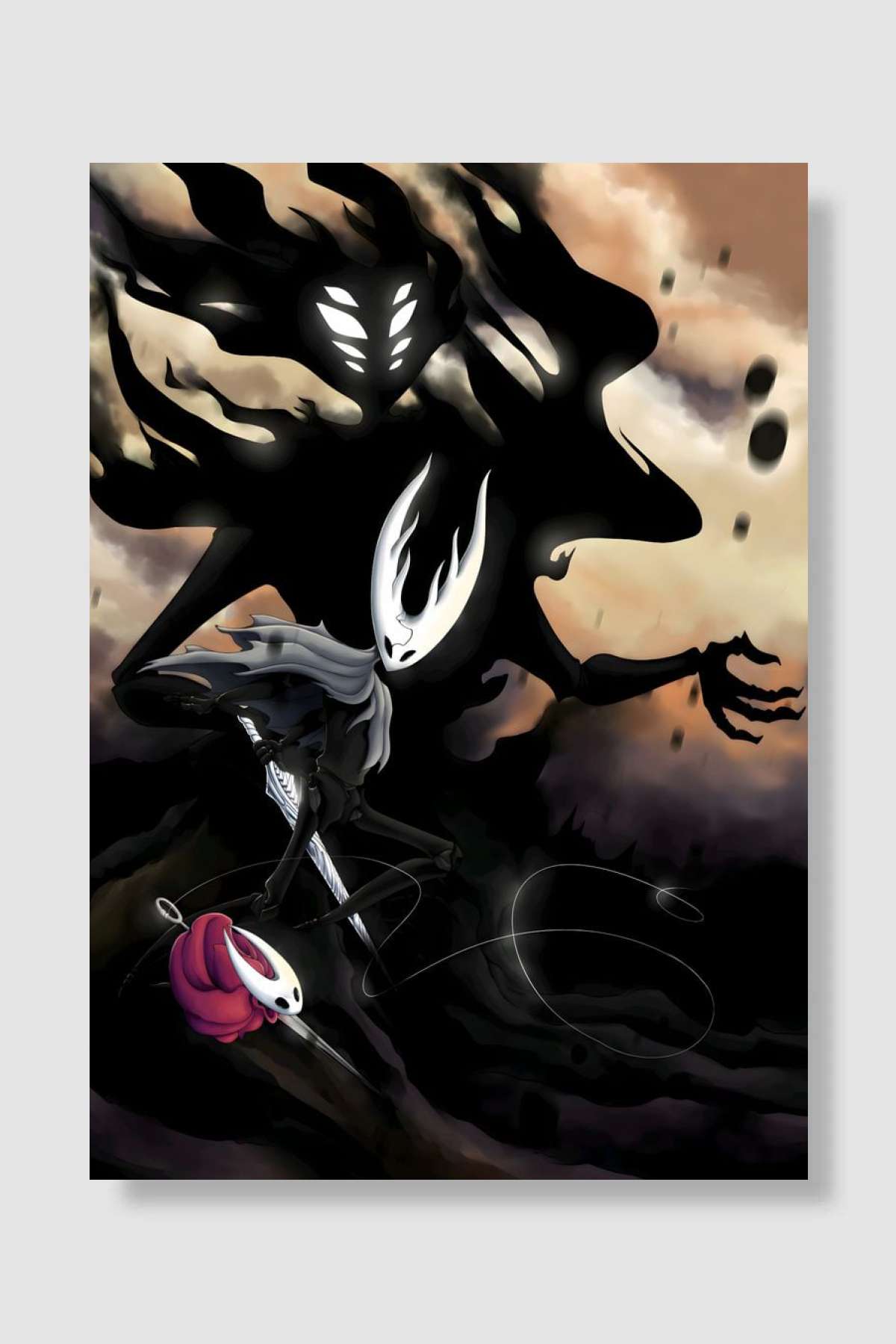 Silksong Hornet on Steam Oyun Poster Çerçevesiz Yüksek Kalite Oyun Afiş Duvar Poster