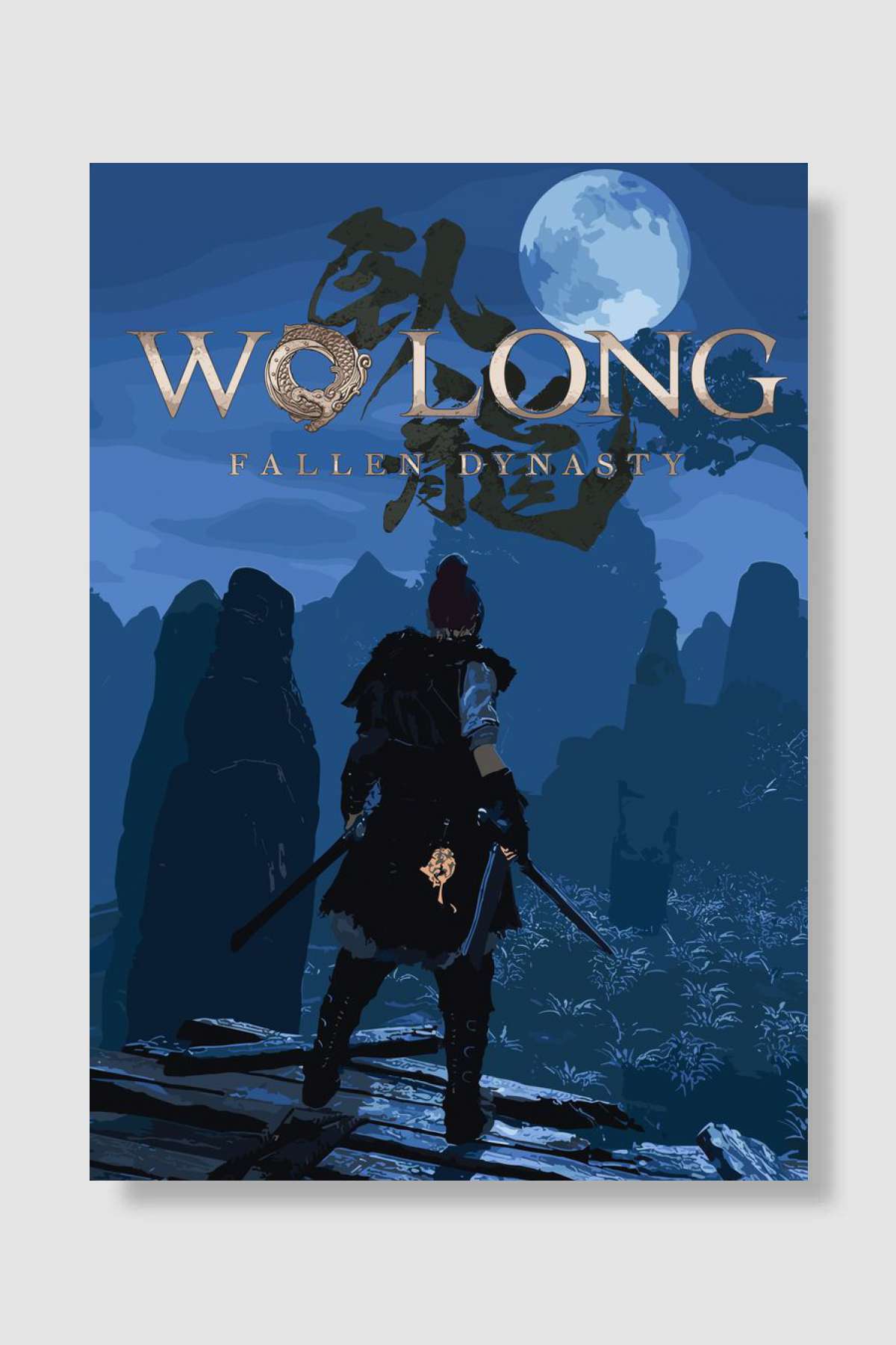 Wo Long Oyun Poster Çerçevesiz Yüksek Kalite Oyun Afiş Duvar Poster