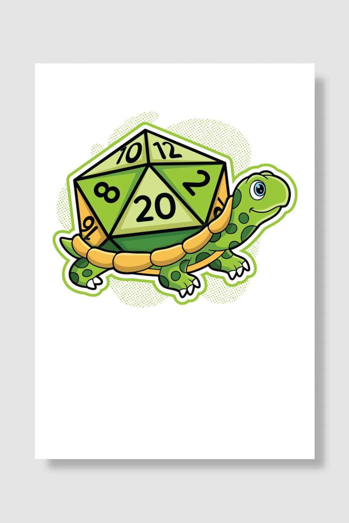 Rolled Low D20 Tabletop Oyun Poster Çerçevesiz Yüksek Kalite Oyun Afiş Duvar Poster