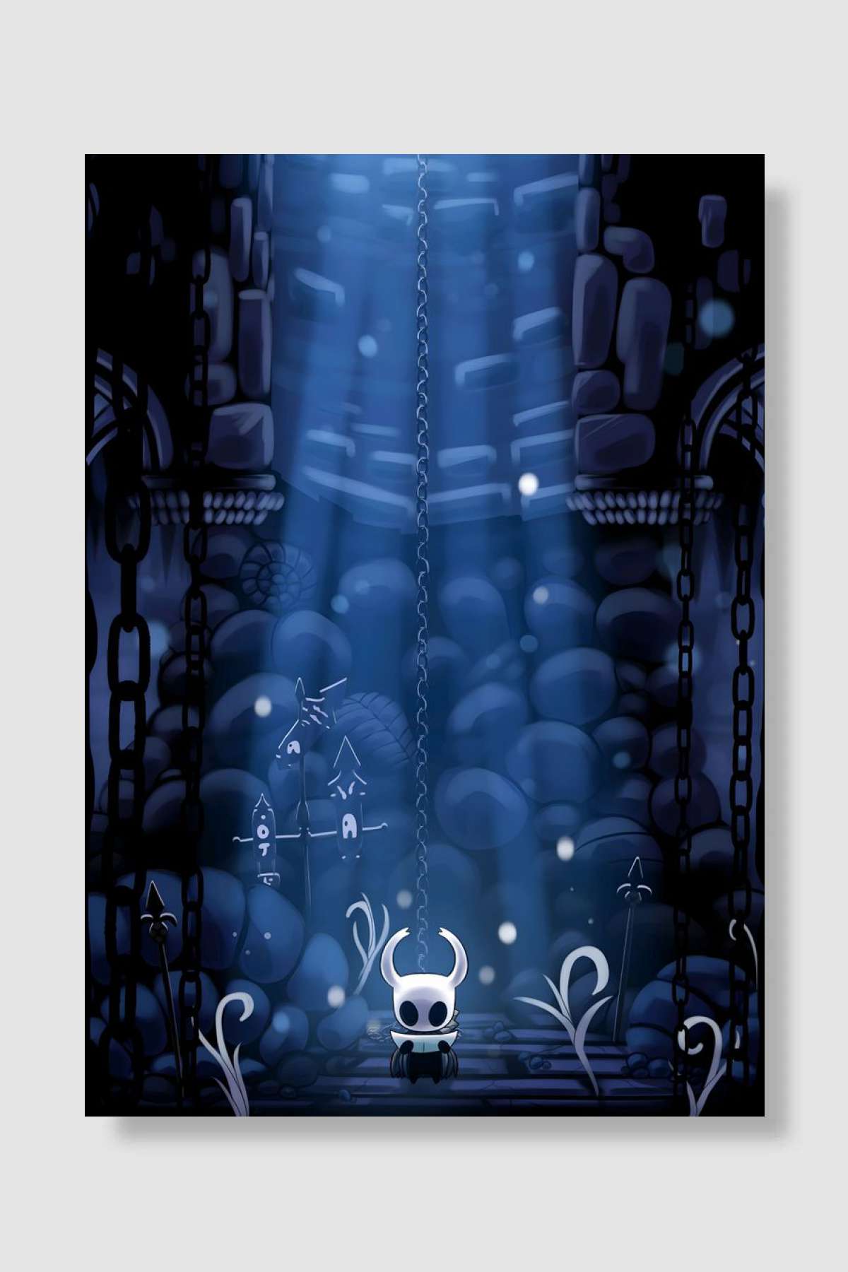 Hollow Knight Grimm Steam Oyun Poster Çerçevesiz Yüksek Kalite Oyun Afiş Duvar Poster