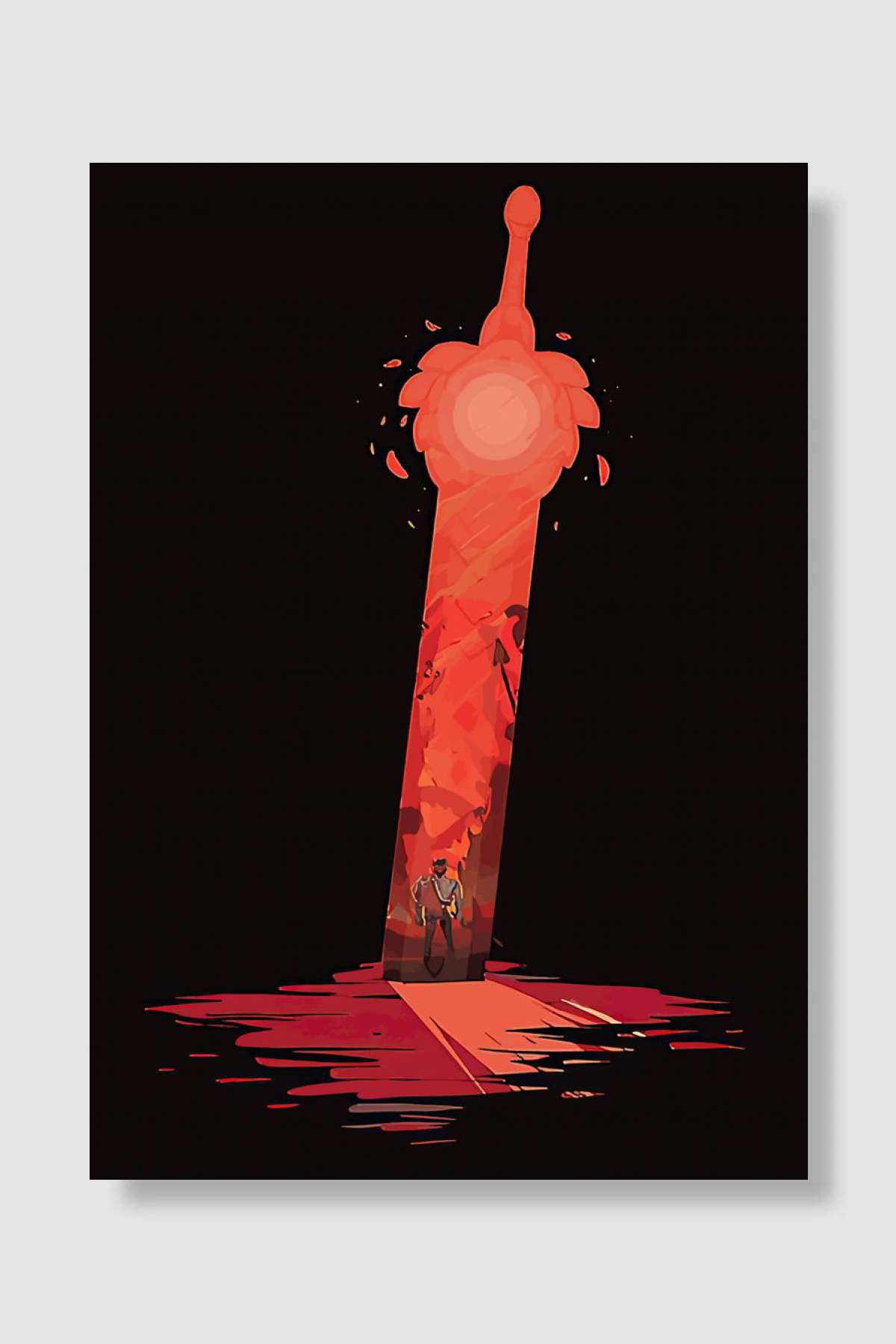 Hades Oyun Poster Çerçevesiz Yüksek Kalite Oyun Afiş Duvar Poster