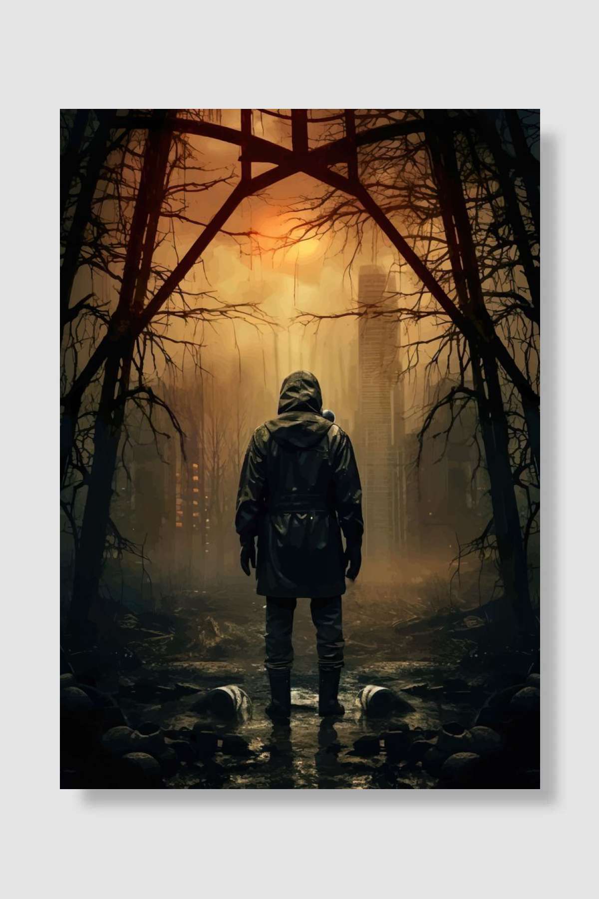 Stalker Oyun Poster Çerçevesiz Yüksek Kalite Oyun Afiş Duvar Poster