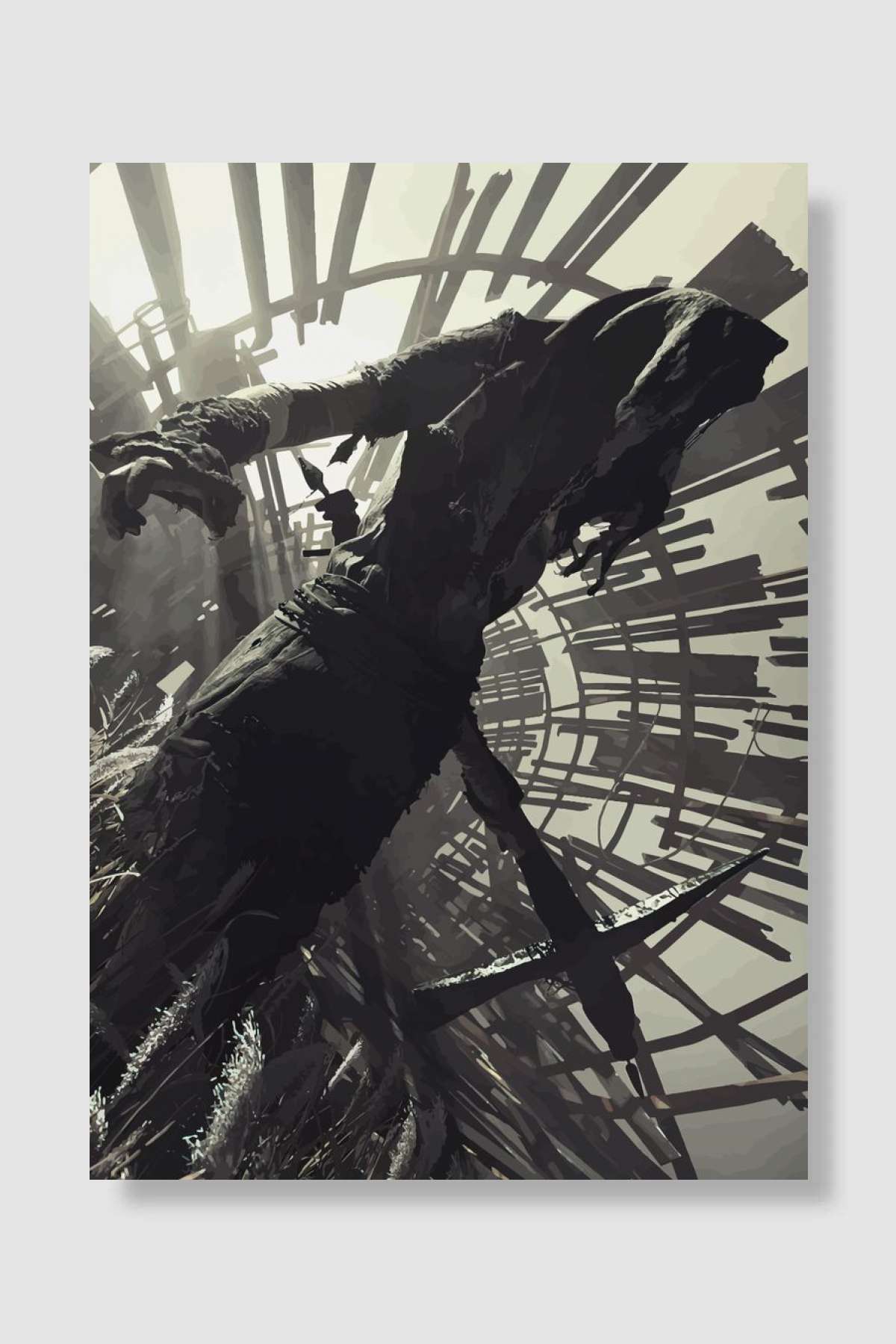 outlast Oyun Poster Çerçevesiz Yüksek Kalite Oyun Afiş Duvar Poster