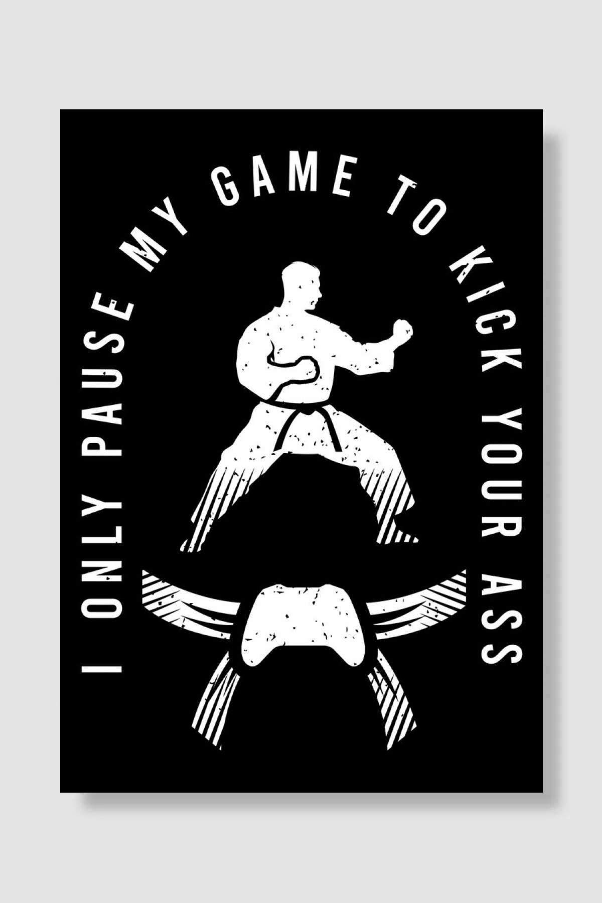 Martial Arts Gift Oyun Poster Çerçevesiz Yüksek Kalite Oyun Afiş Duvar Poster