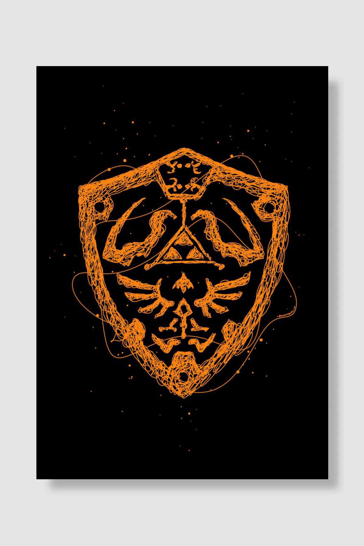 LINK THE LEGEND OF ZELDA Oyun Poster Çerçevesiz Yüksek Kalite Oyun Afiş Duvar Poster