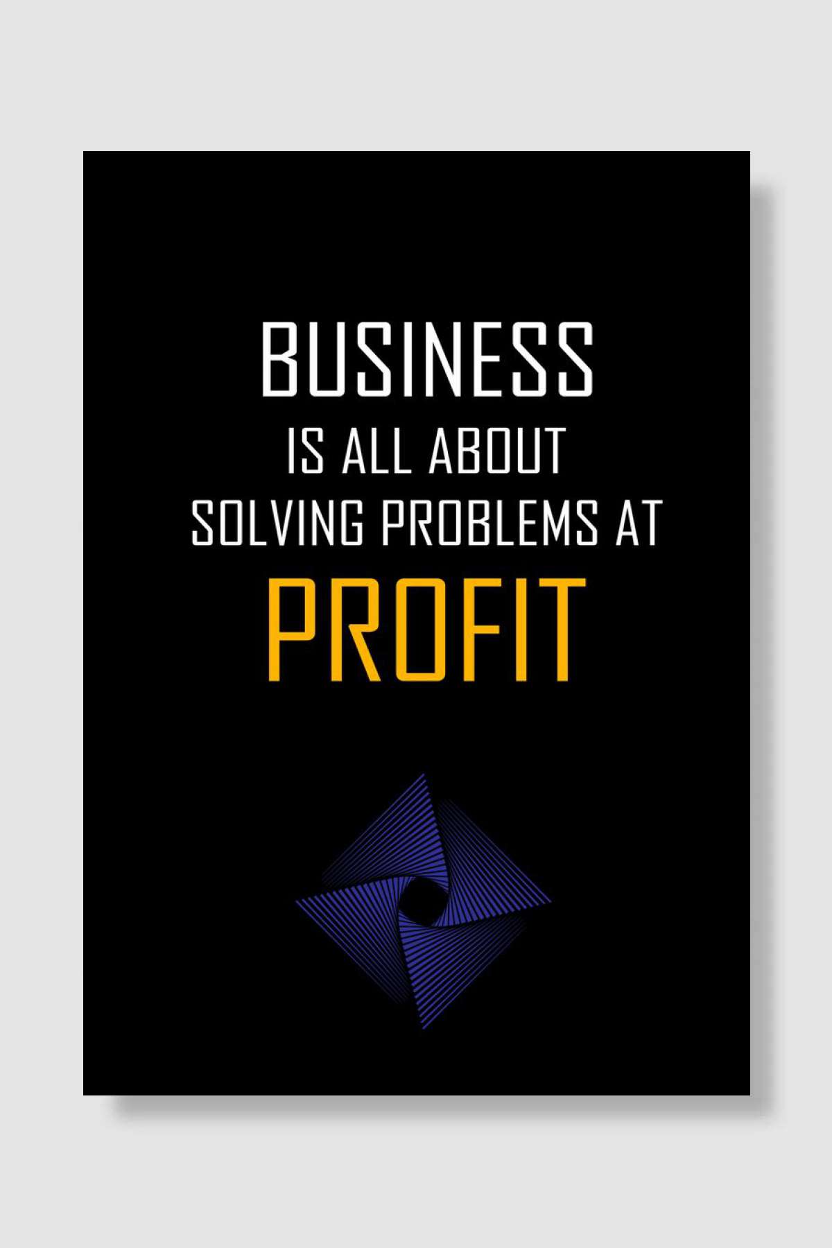 Solving Problems at Profit Oyun Poster Çerçevesiz Yüksek Kalite Oyun Afiş Duvar Poster