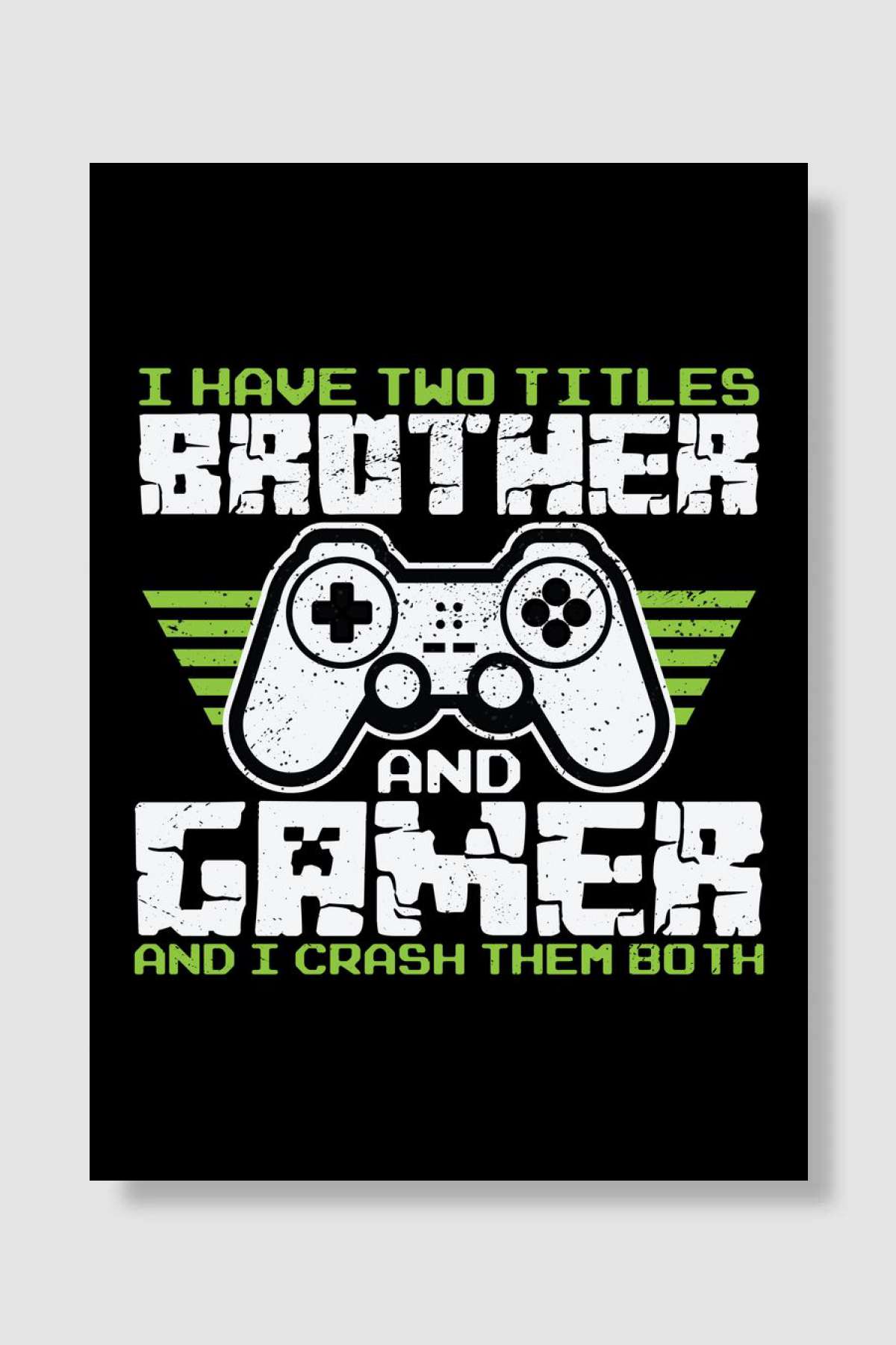 I Have Two Titles Brother Oyun Poster Çerçevesiz Yüksek Kalite Oyun Afiş Duvar Poster