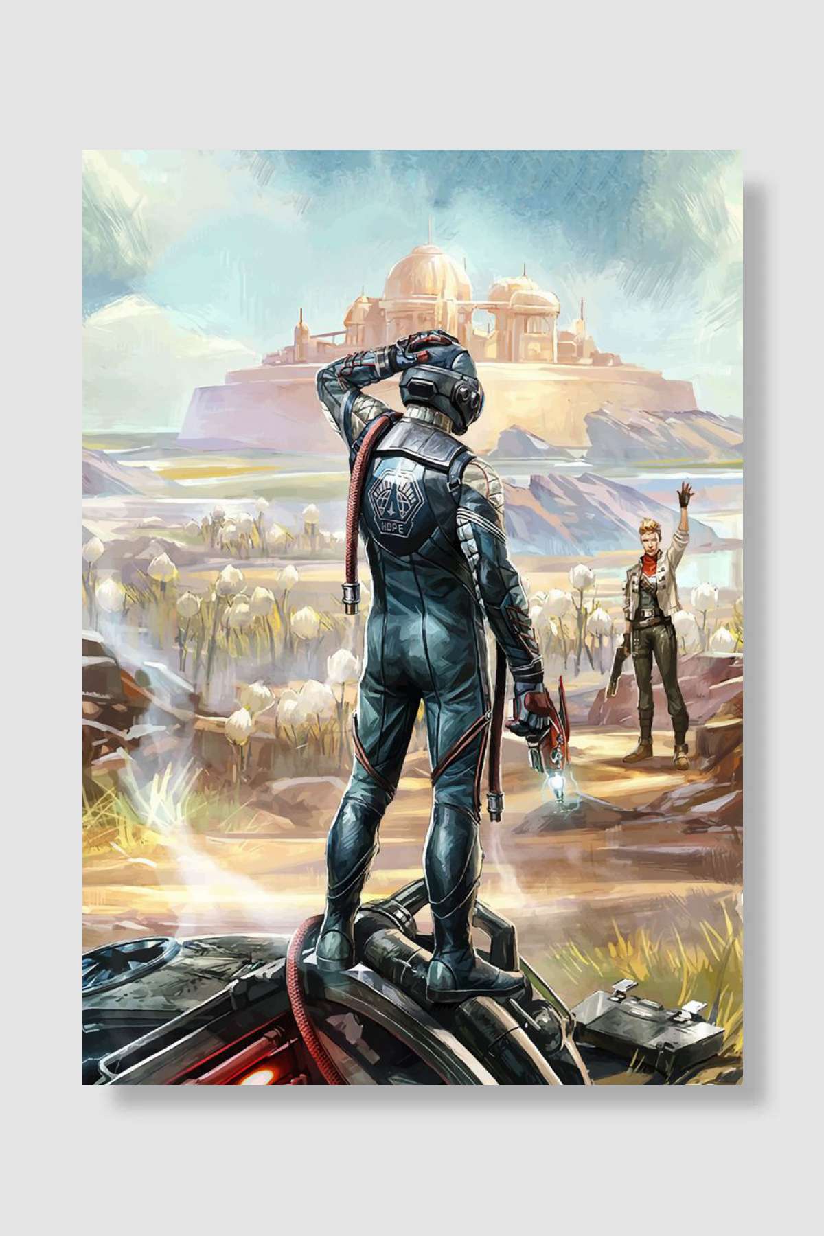 The Outers World Oyun Poster Çerçevesiz Yüksek Kalite Oyun Afiş Duvar Poster