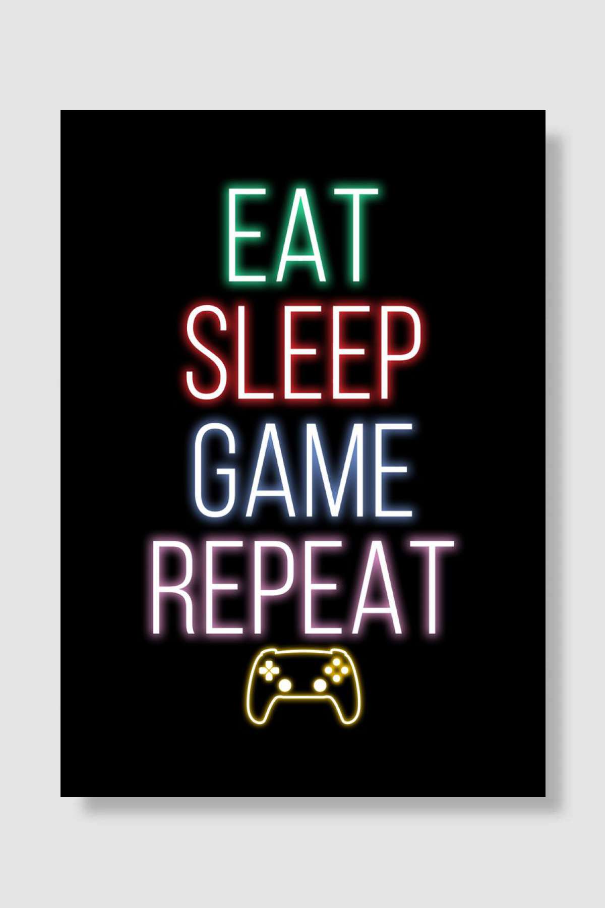 Gamer Quote Oyun Poster Çerçevesiz Yüksek Kalite Oyun Afiş Duvar Poster