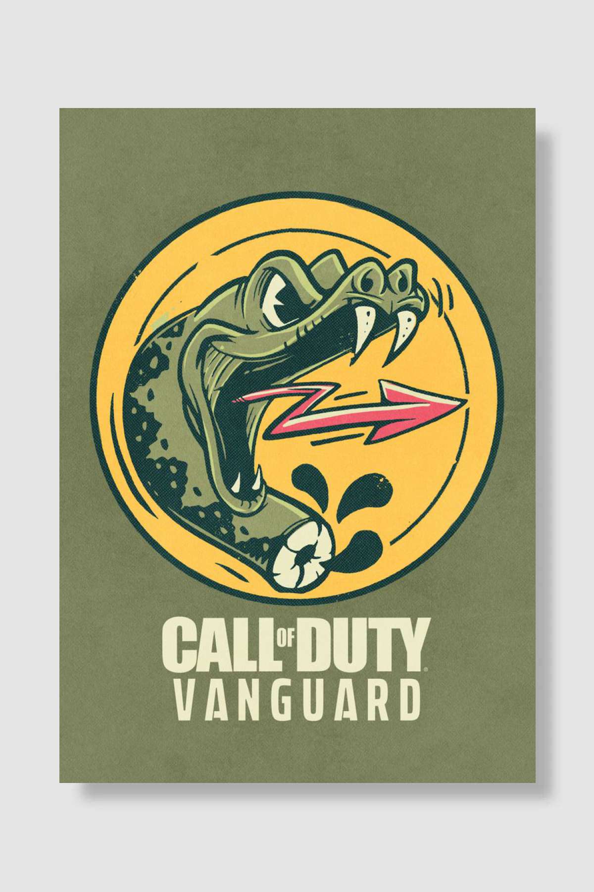 Vanguard Badge Oyun Poster Çerçevesiz Yüksek Kalite Oyun Afiş Duvar Poster