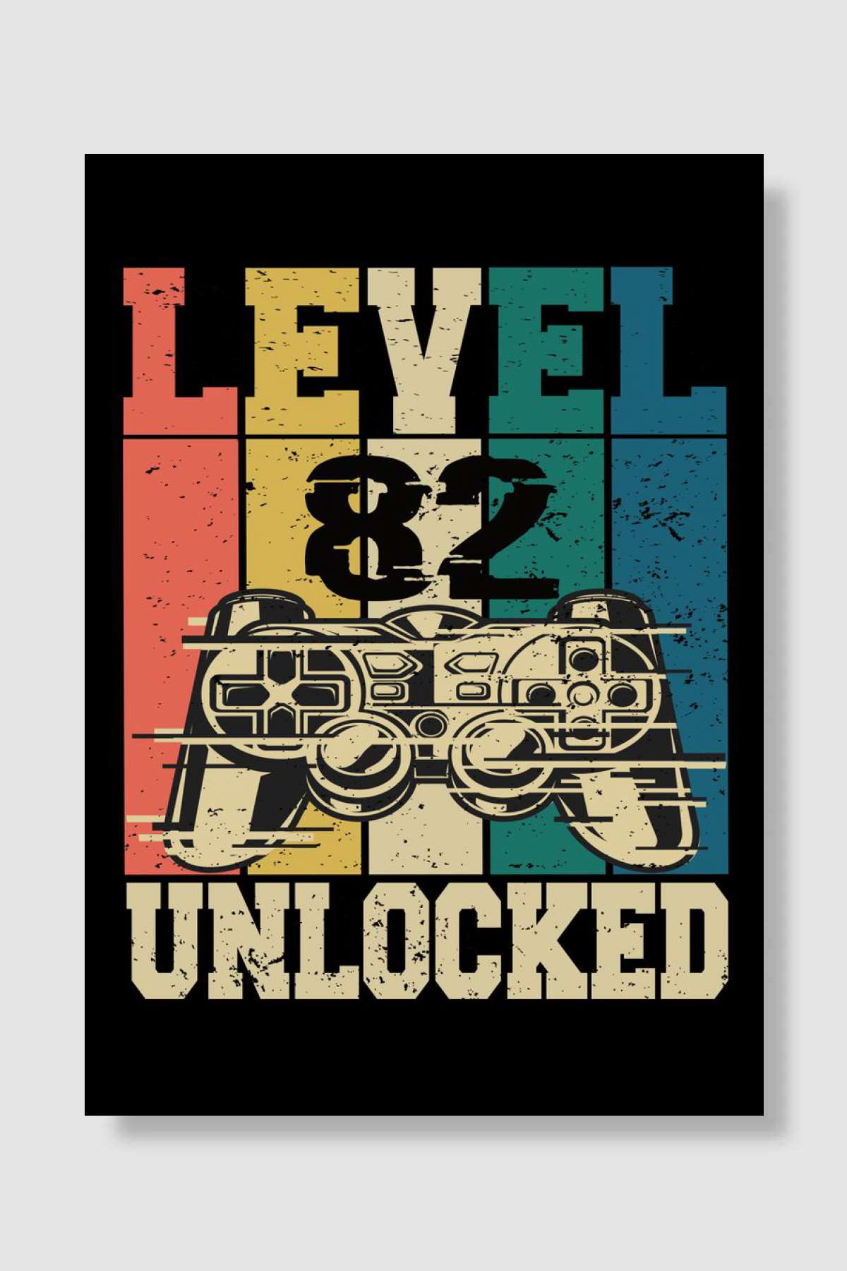 Level 13 Unlocked Oyun Poster Çerçevesiz Yüksek Kalite Oyun Afiş Duvar Poster