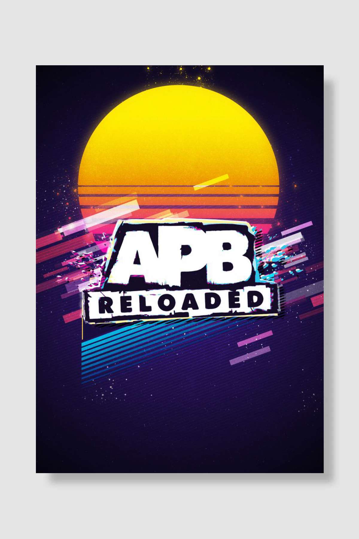 APB reloaded Oyun Poster Çerçevesiz Yüksek Kalite Oyun Afiş Duvar Poster