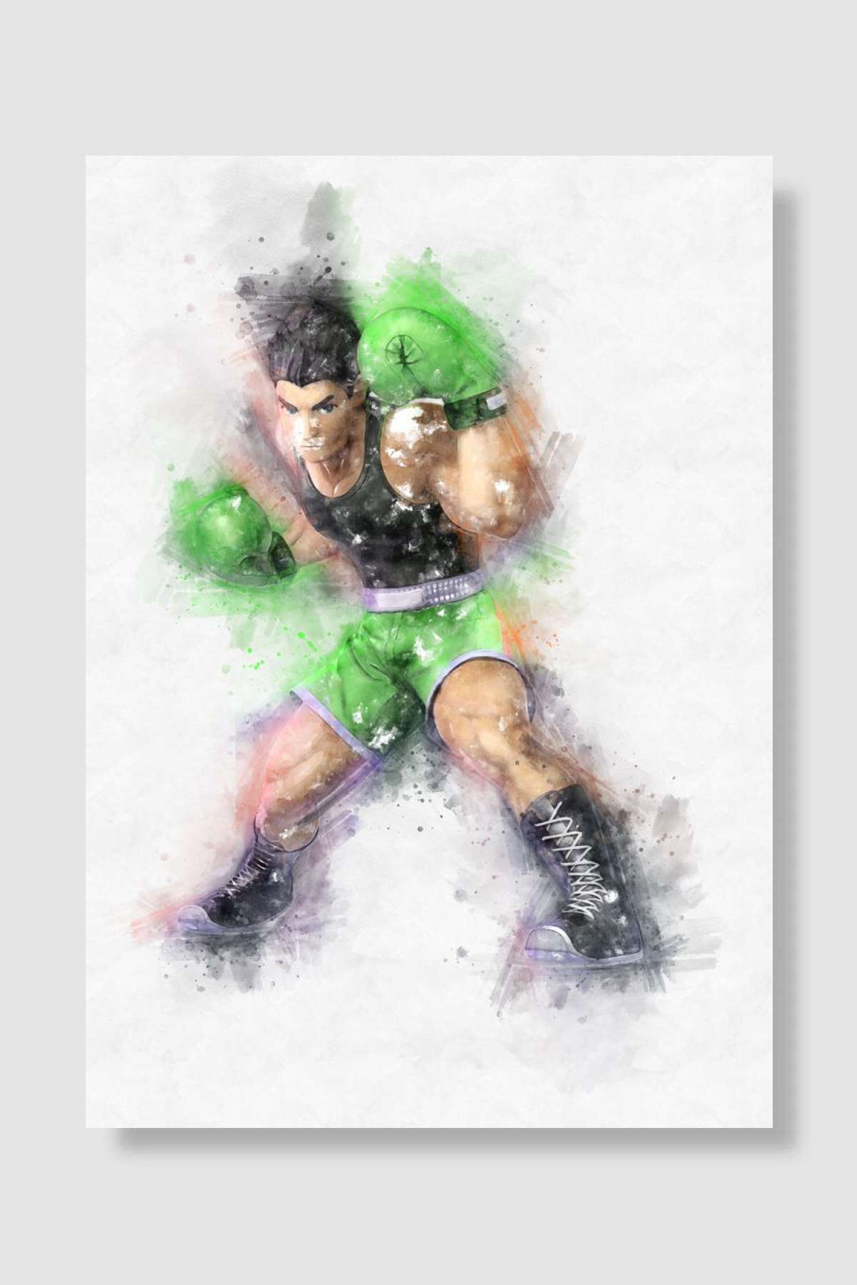 Little Mac Oyun Poster Çerçevesiz Yüksek Kalite Oyun Afiş Duvar Poster