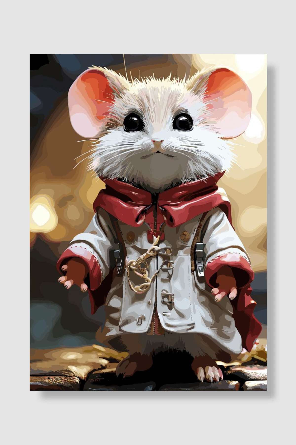 mouse cute Oyun Poster Çerçevesiz Yüksek Kalite Oyun Afiş Duvar Poster