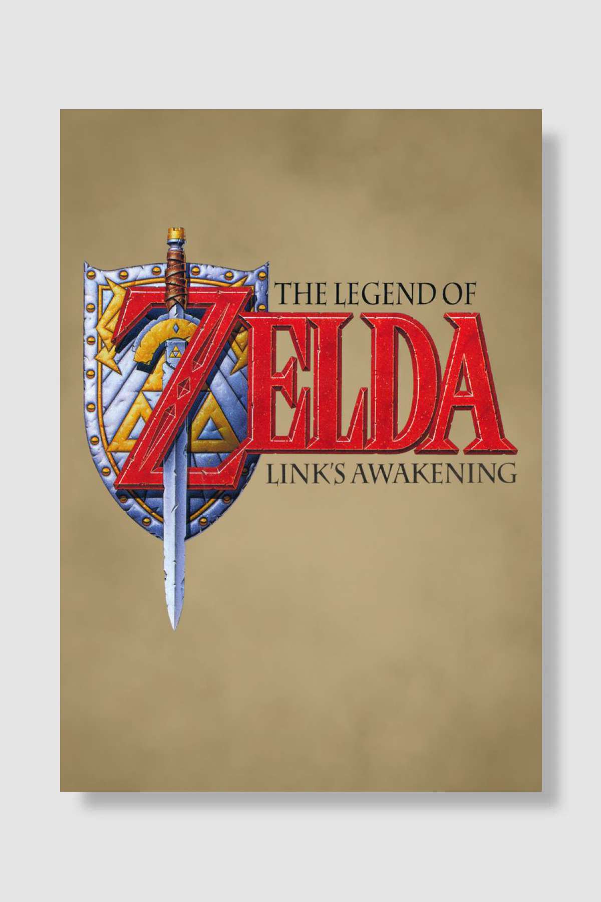 Zelda Links Awakening Oyun Poster Çerçevesiz Yüksek Kalite Oyun Afiş Duvar Poster