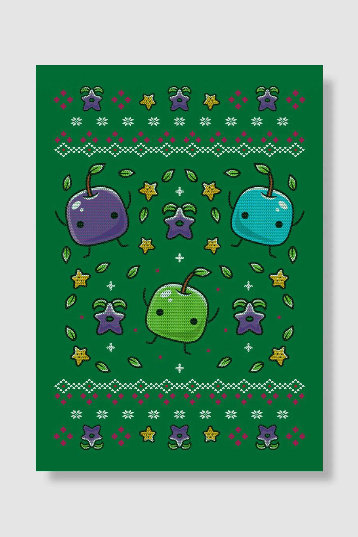 Stardew Valley Junimo Xmas Oyun Poster Çerçevesiz Yüksek Kalite Oyun Afiş Duvar Poster