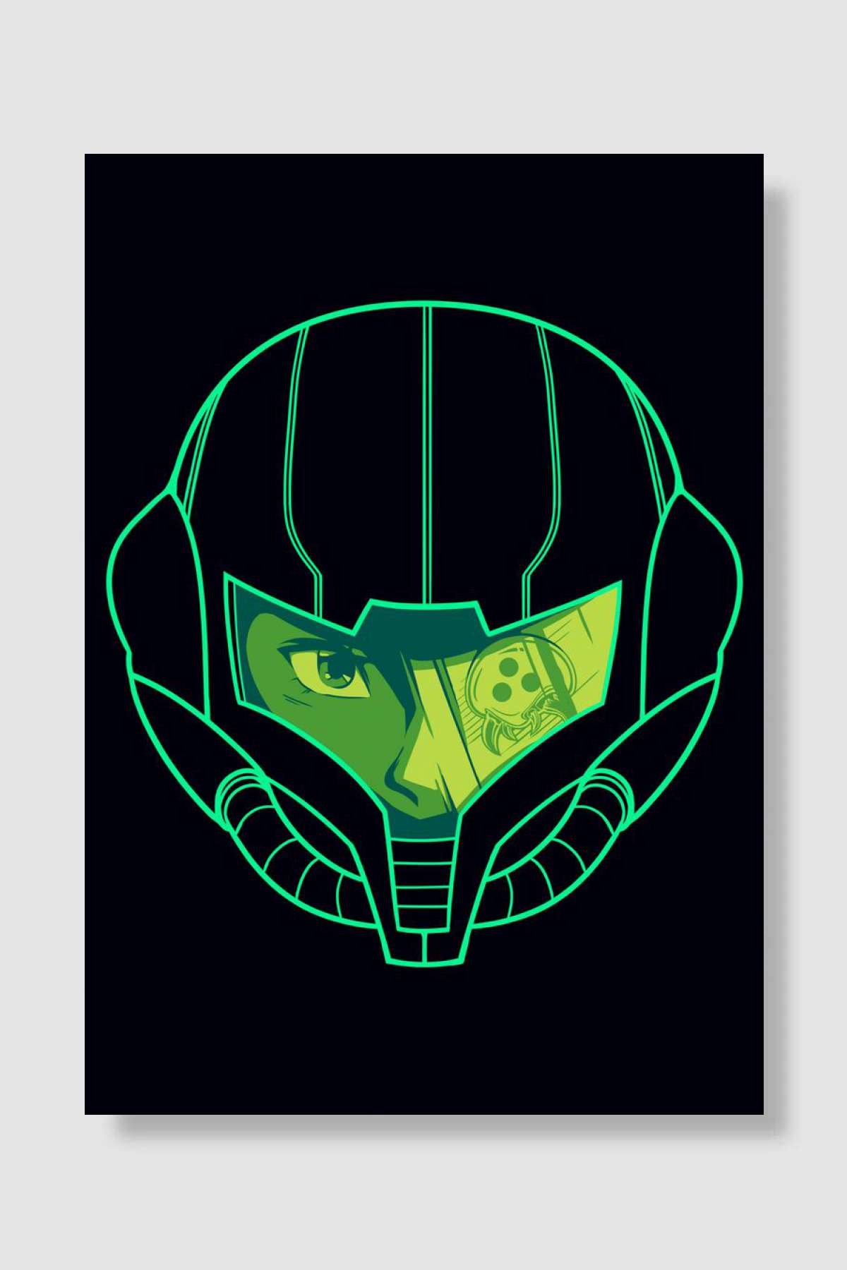 Samus Oyun Poster Çerçevesiz Yüksek Kalite Oyun Afiş Duvar Poster