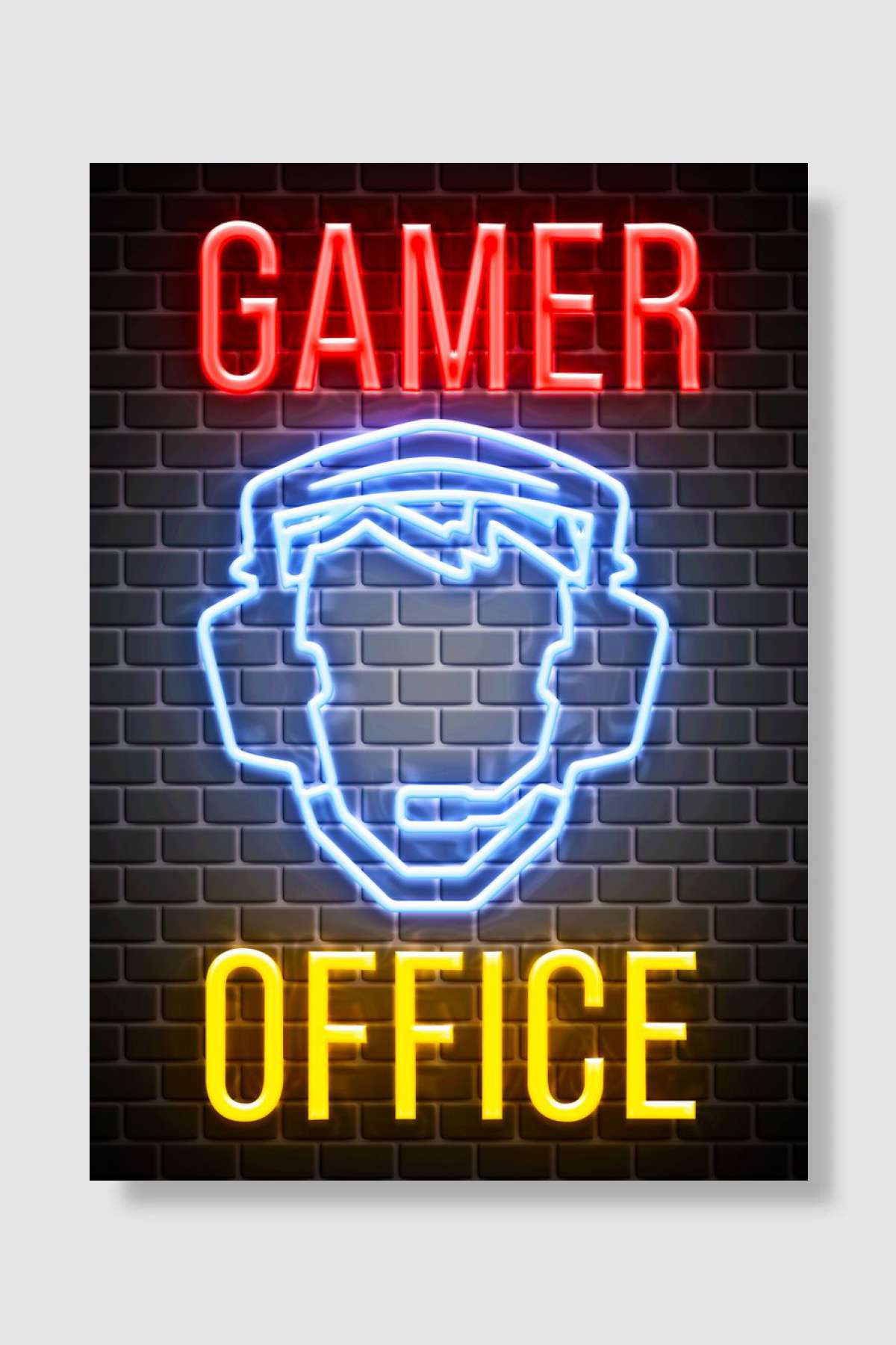 Gamer office gaming Oyun Poster Çerçevesiz Yüksek Kalite Oyun Afiş Duvar Poster - En İyi Fiyatlarla