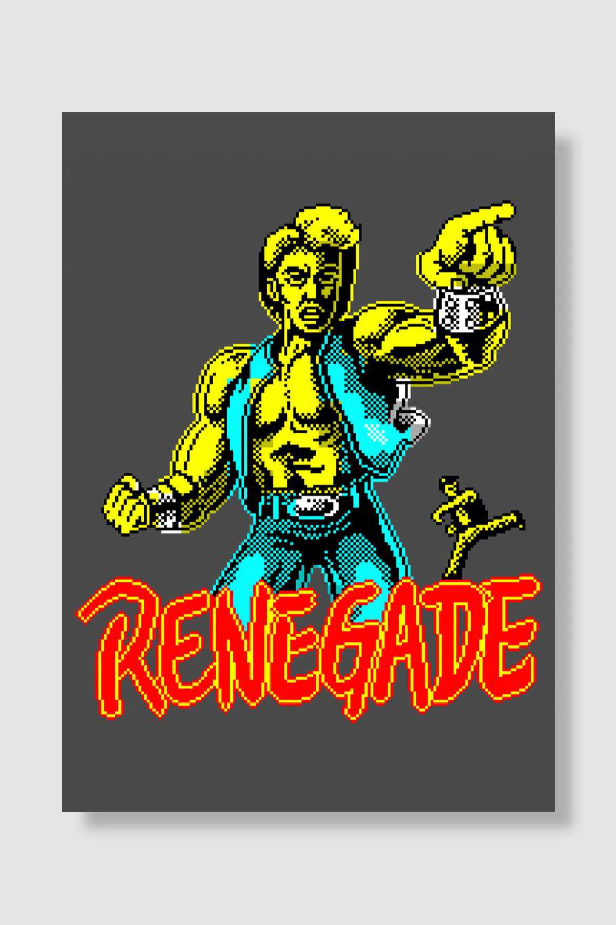 Renegade Oyun Poster Çerçevesiz Yüksek Kalite Oyun Afiş Duvar Poster