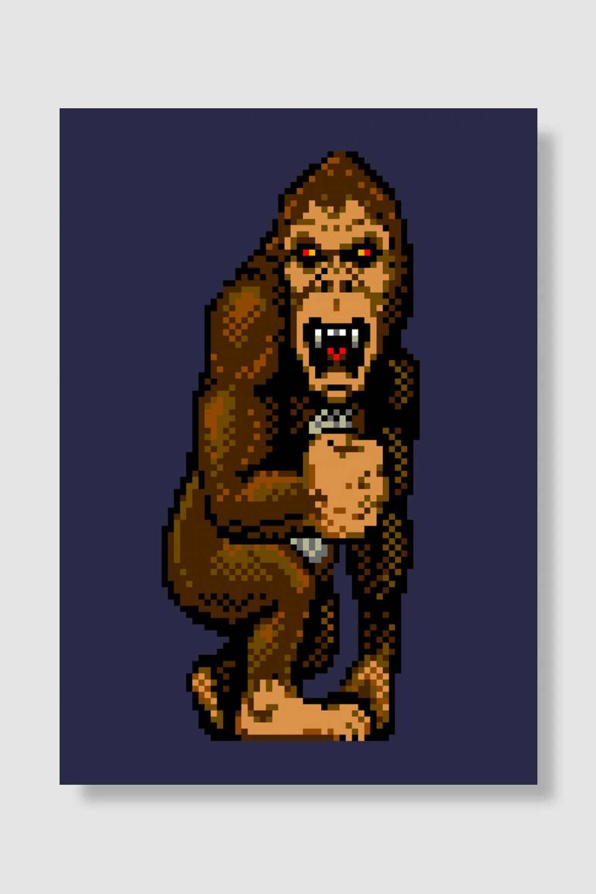 Rampage George Oyun Poster Çerçevesiz Yüksek Kalite Oyun Afiş Duvar Poster