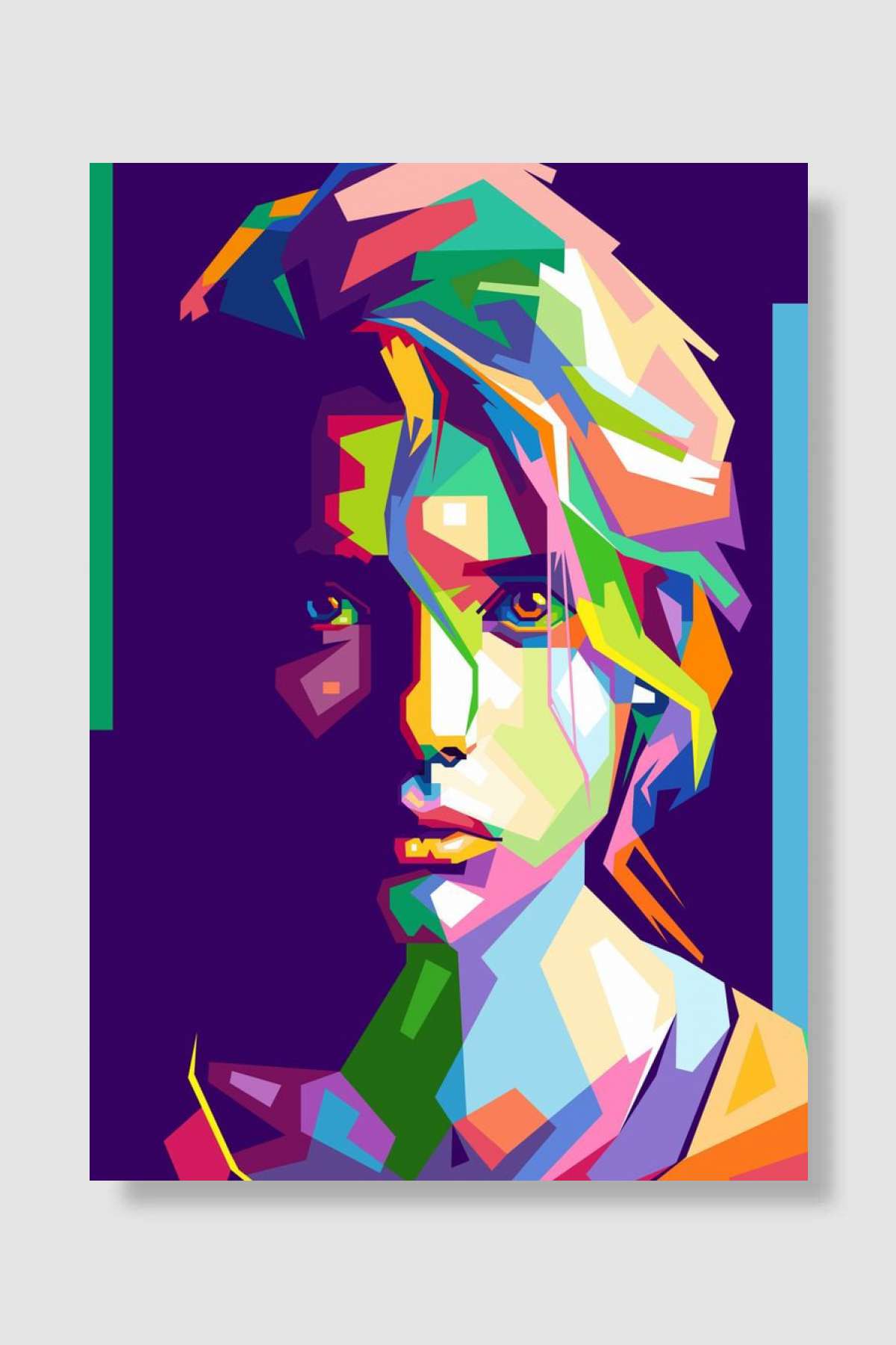 Girl On Fire Oyun Poster Çerçevesiz Yüksek Kalite Oyun Afiş Duvar Poster