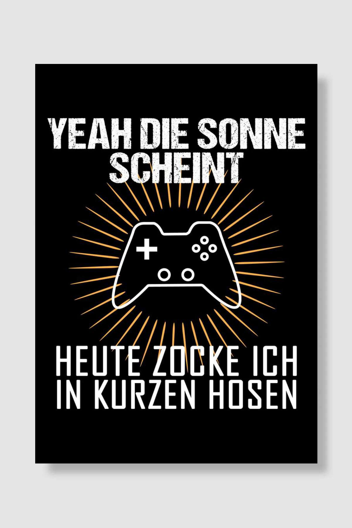 Nerd Spruch Gamer Oyun Poster Çerçevesiz Yüksek Kalite Oyun Afiş Duvar Poster