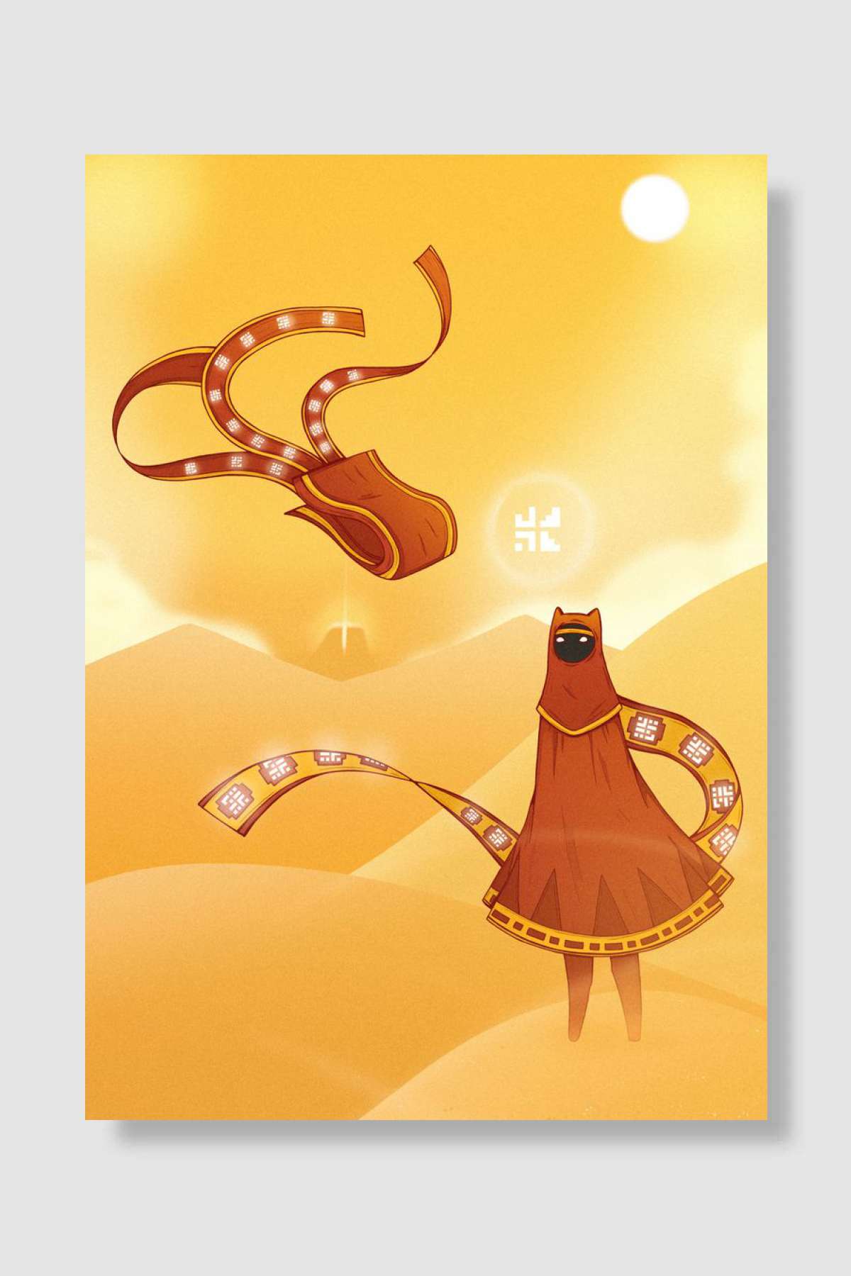 JOURNEY Oyun Poster Çerçevesiz Yüksek Kalite Oyun Afiş Duvar Poster