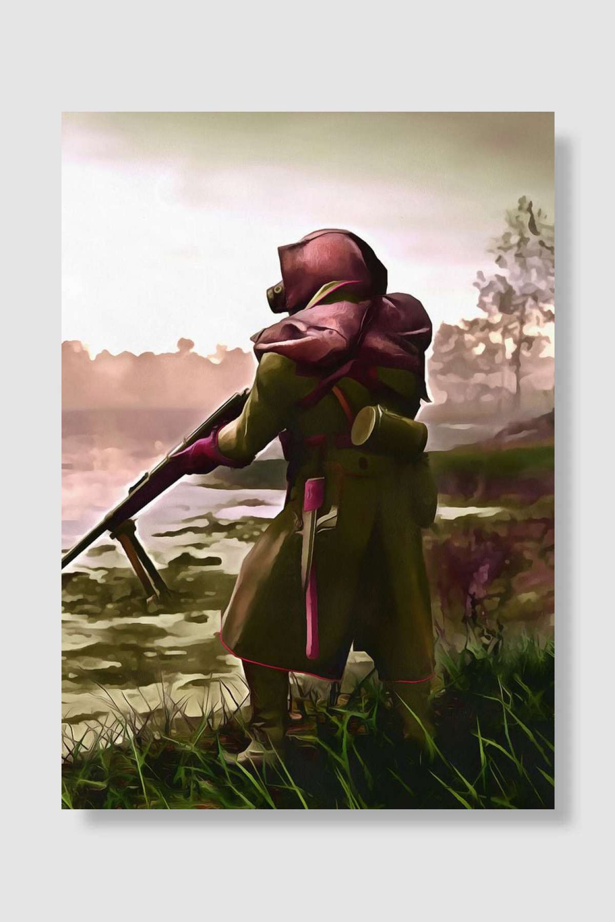 Battlefield 1 Oyun Poster Çerçevesiz Yüksek Kalite Oyun Afiş Duvar Poster