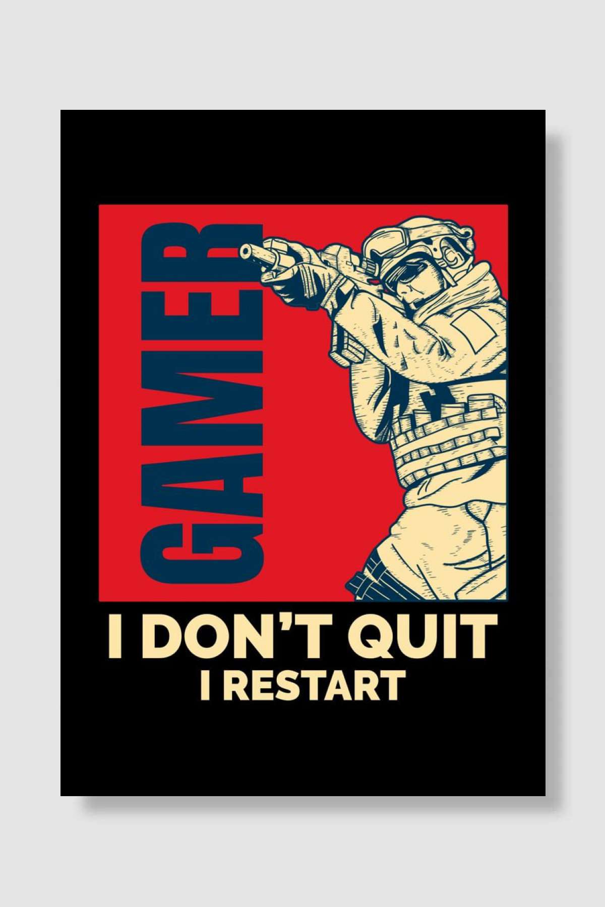 Gamer Oyun Poster Çerçevesiz Yüksek Kalite Oyun Afiş Duvar Poster