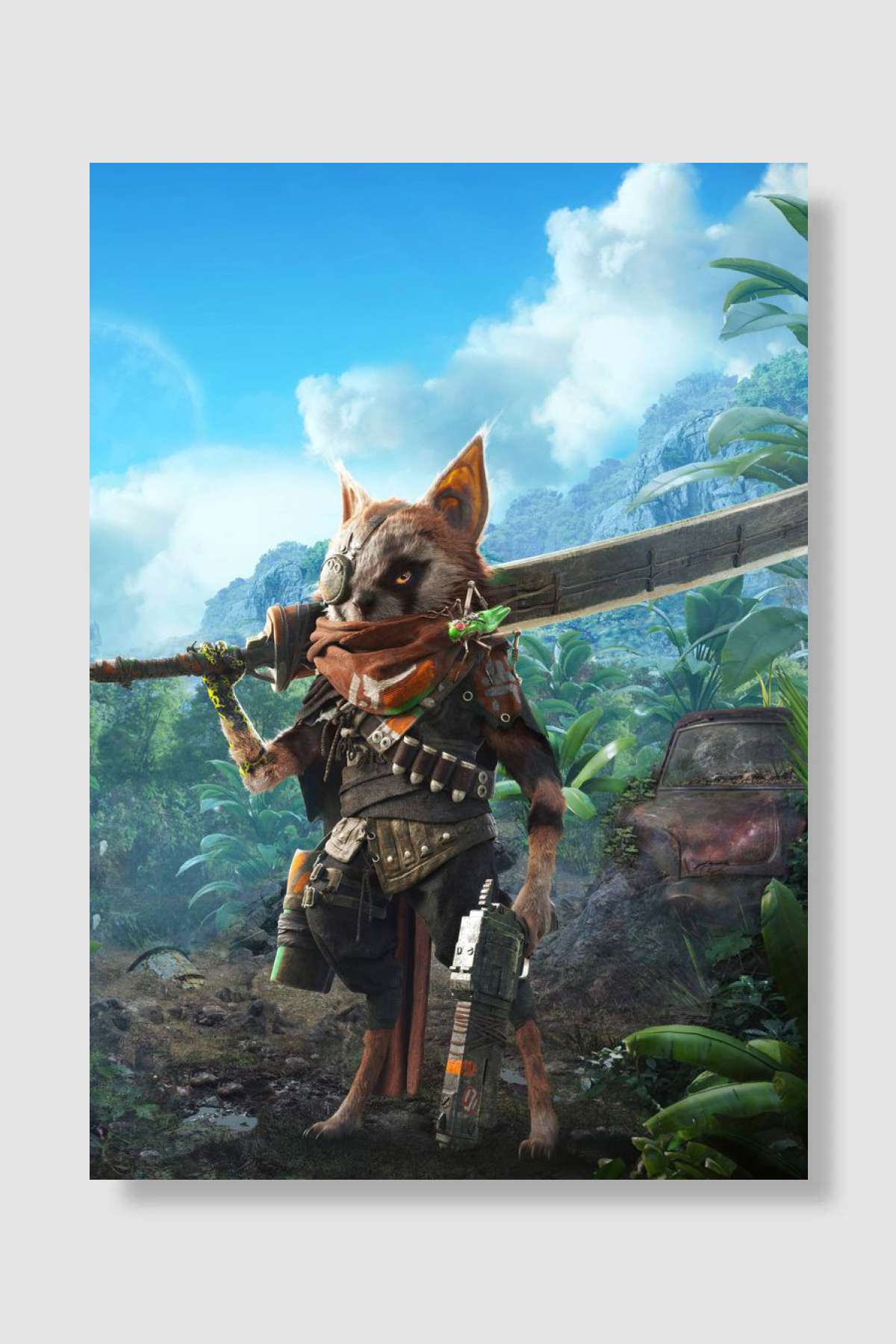 biomutant Oyun Poster Çerçevesiz Yüksek Kalite Oyun Afiş Duvar Poster