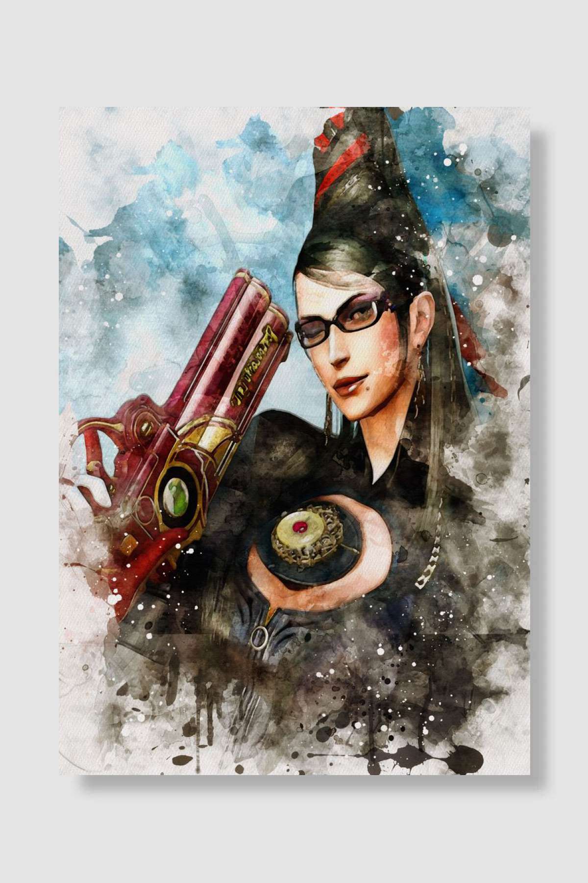 Bayonetta Vanquish Oyun Poster Çerçevesiz Yüksek Kalite Oyun Afiş Duvar Poster