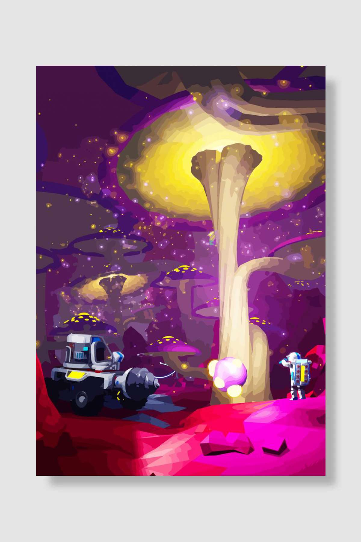 Astroneer Oyun Poster Çerçevesiz Yüksek Kalite Oyun Afiş Duvar Poster