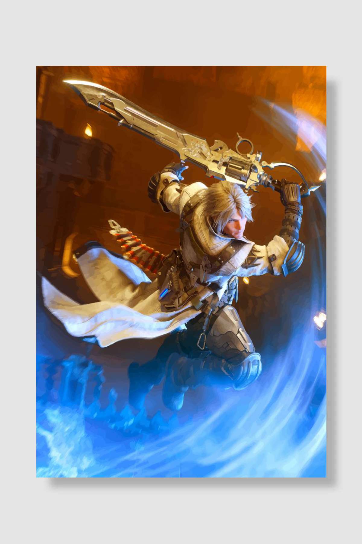 Final Fantasy Game Oyun Poster Çerçevesiz Yüksek Kalite Oyun Afiş Duvar Poster - En İyi Fiyatlarla