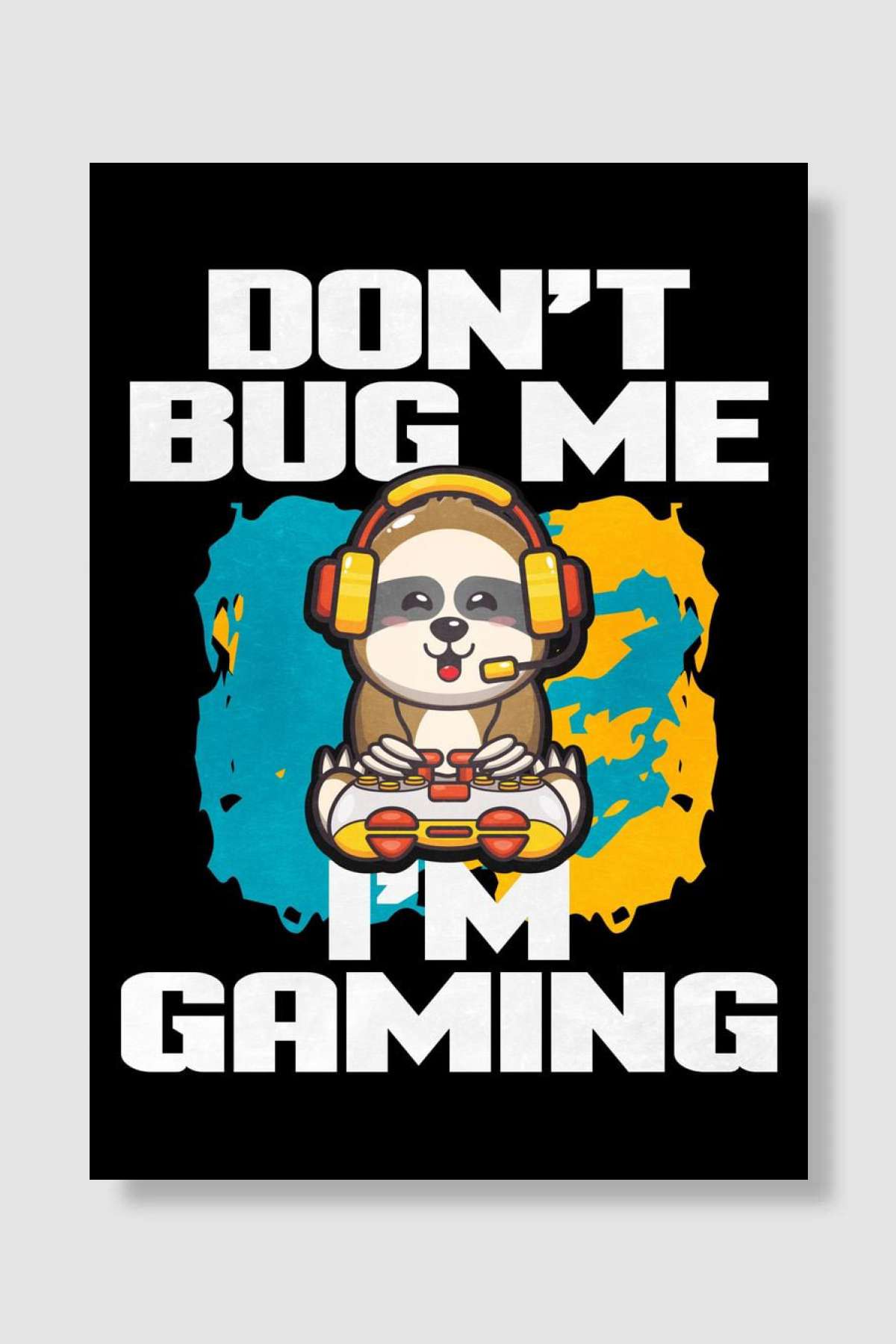 Dont Bug Me Sm Gaming Slot Oyun Poster Çerçevesiz Yüksek Kalite Oyun Afiş Duvar Poster