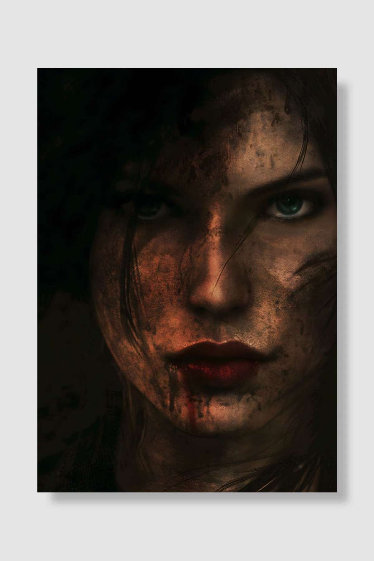 Lara croft Oyun Poster Çerçevesiz Yüksek Kalite Oyun Afiş Duvar Poster