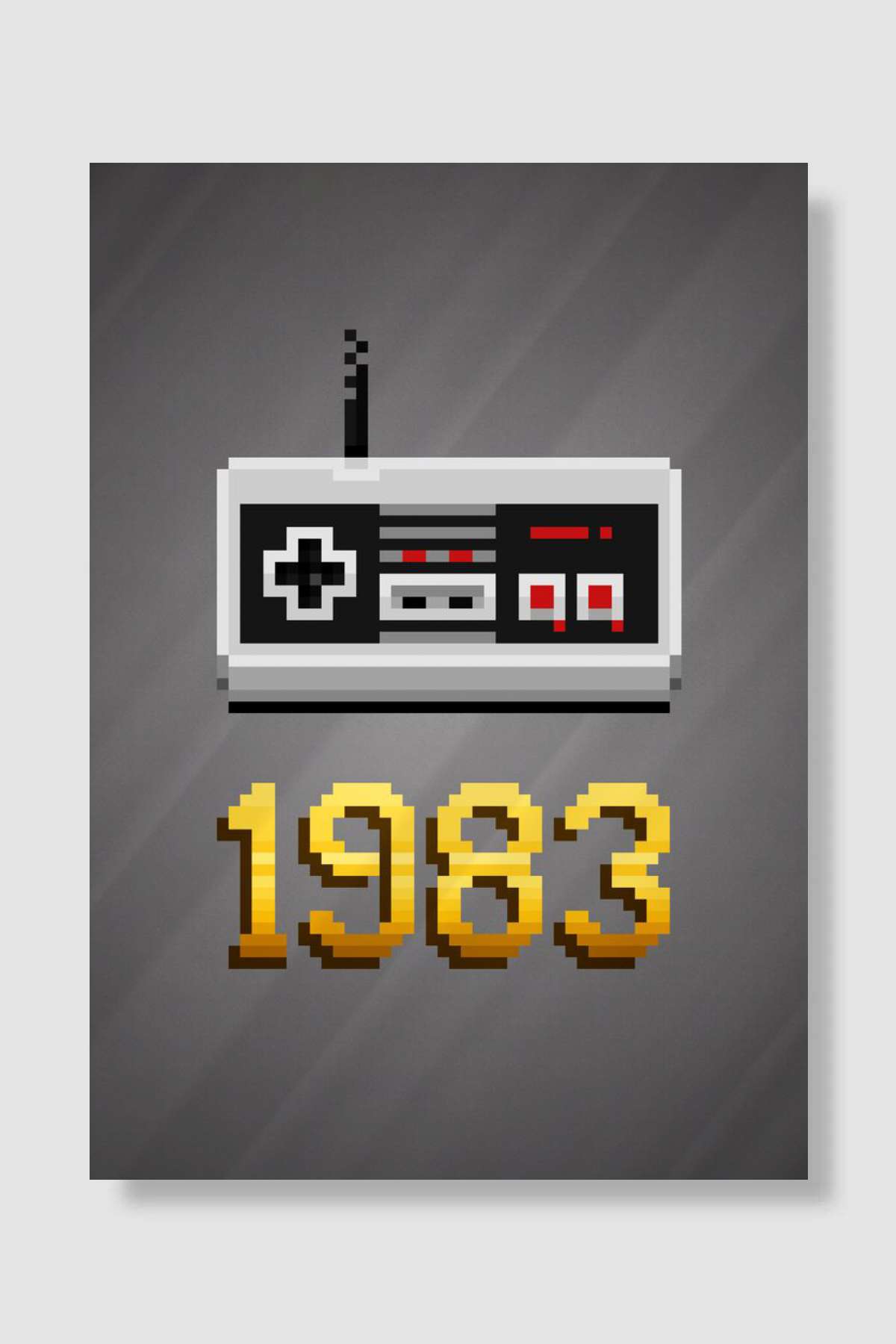 1983 Oyun Poster Çerçevesiz Yüksek Kalite Oyun Afiş Duvar Poster