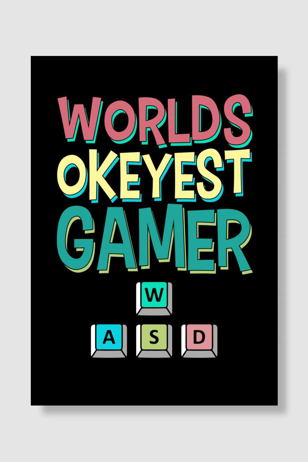 Gamer Gaming Video Games Oyun Poster Çerçevesiz Yüksek Kalite Oyun Afiş Duvar Poster