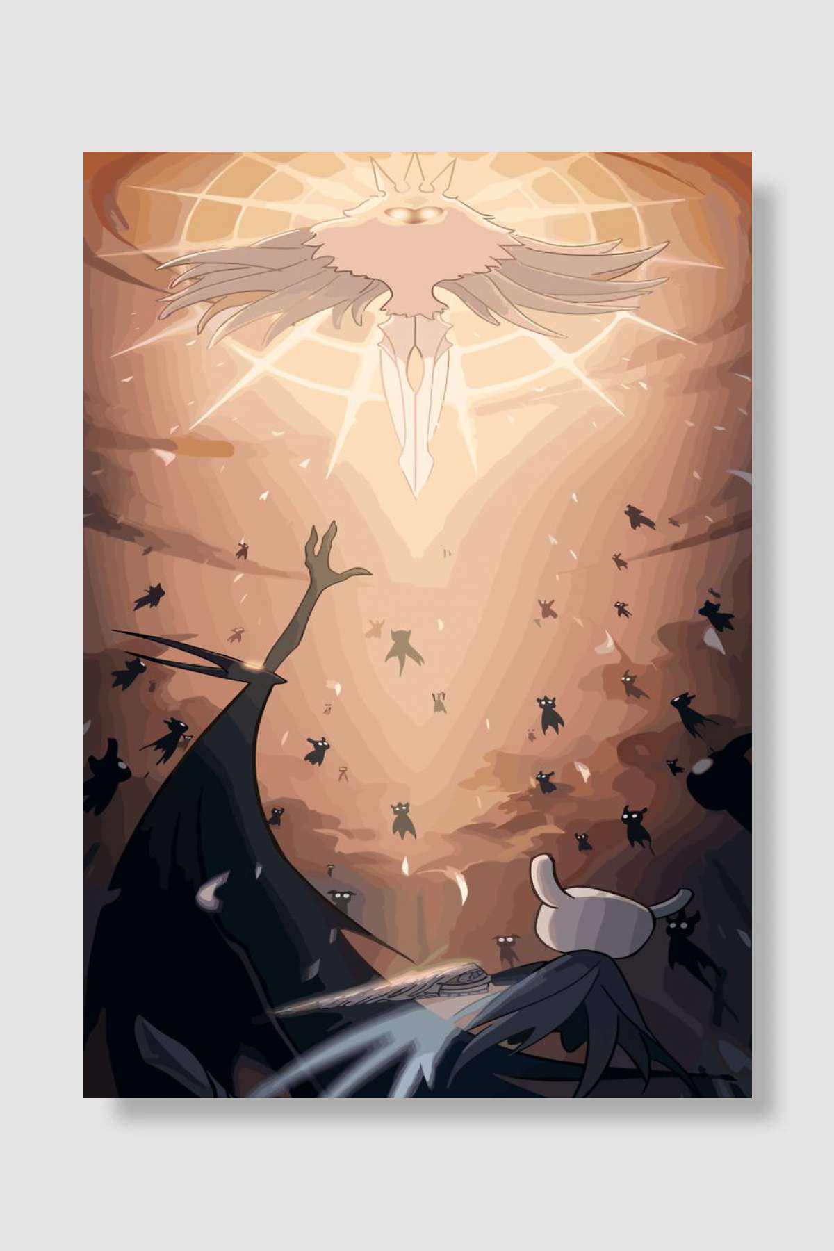 Hollow knight game gaming Oyun Poster Çerçevesiz Yüksek Kalite Oyun Afiş Duvar Poster - En İyi Fiyatlarla