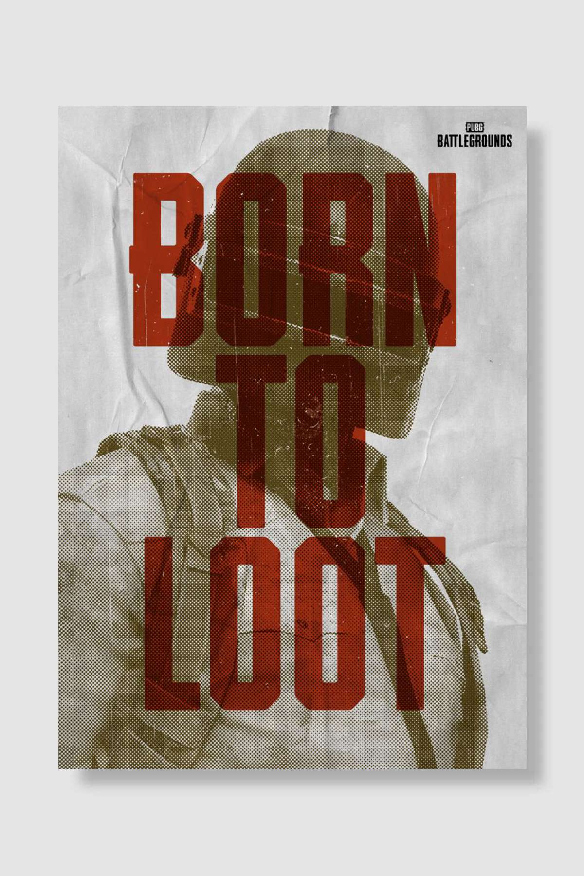 Born To Loot Red Oyun Poster Çerçevesiz Yüksek Kalite Oyun Afiş Duvar Poster