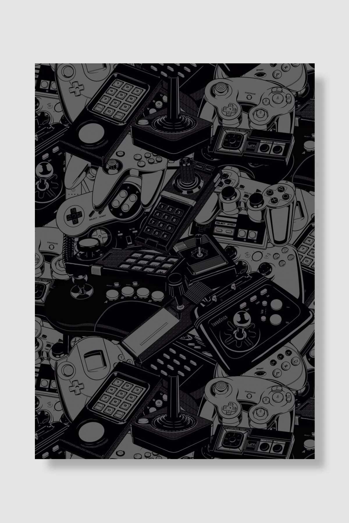 Retrogaming Oyun Poster Çerçevesiz Yüksek Kalite Oyun Afiş Duvar Poster