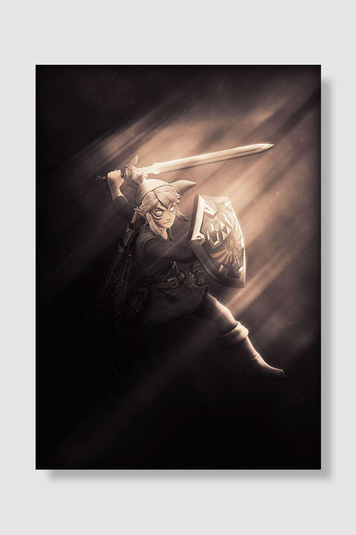 Fierce Deity Oyun Poster Çerçevesiz Yüksek Kalite Oyun Afiş Duvar Poster