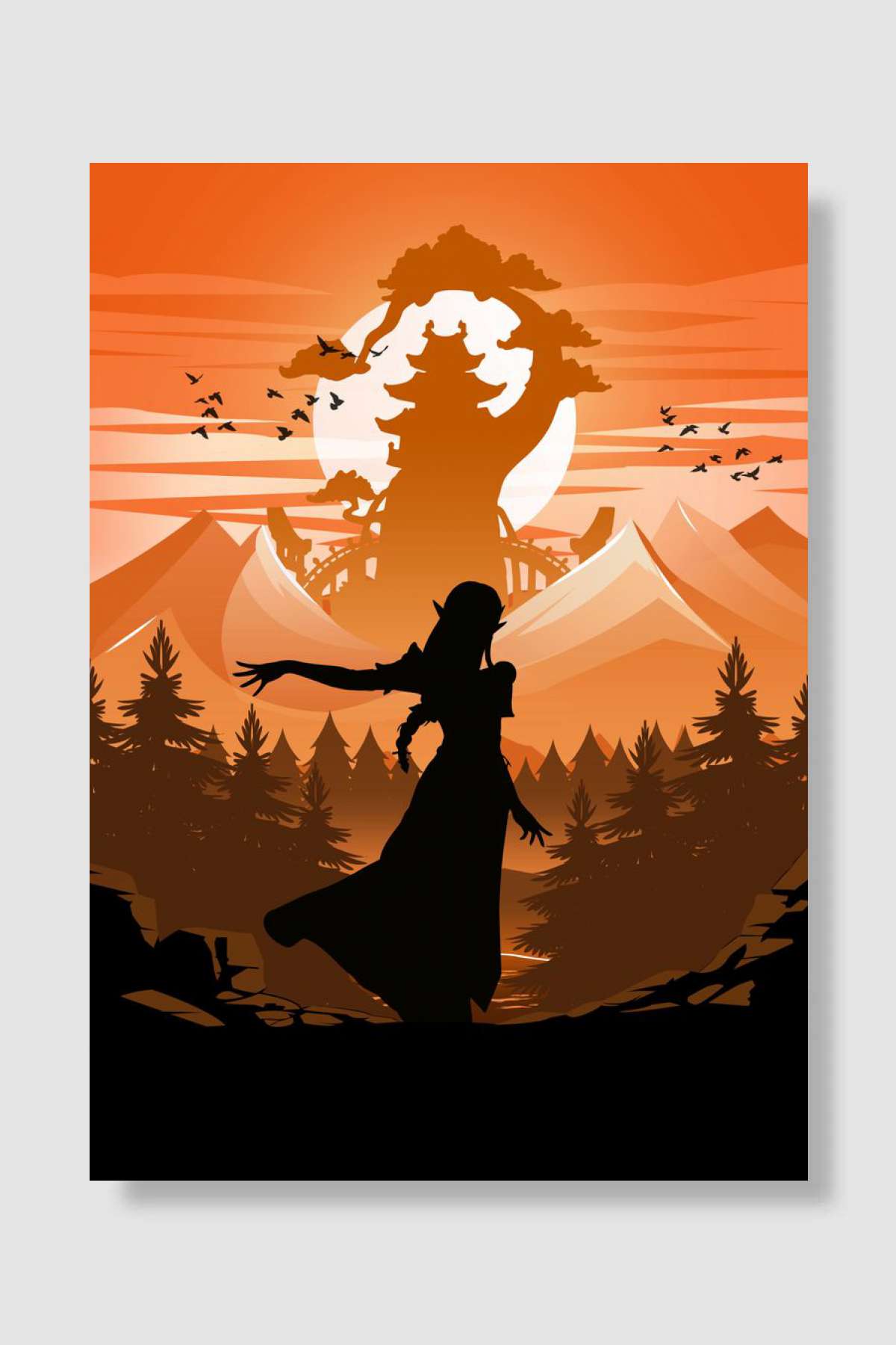 Breath Of The Wild Oyun Poster Çerçevesiz Yüksek Kalite Oyun Afiş Duvar Poster