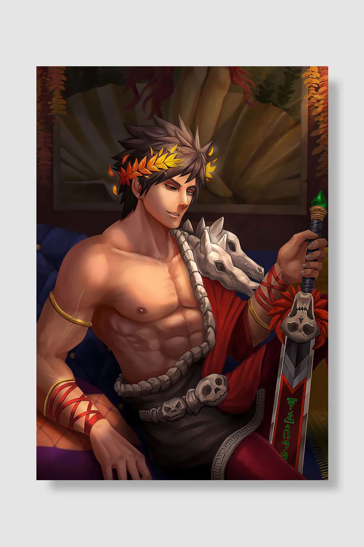 Hades Oyun Poster Çerçevesiz Yüksek Kalite Oyun Afiş Duvar Poster