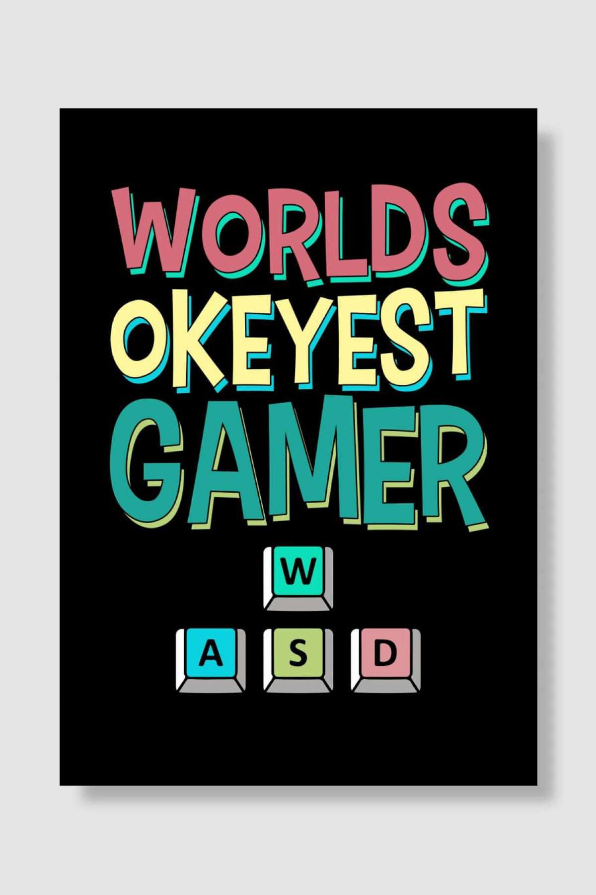 Gamer Gaming Video Games Oyun Poster Çerçevesiz Yüksek Kalite Oyun Afiş Duvar Poster