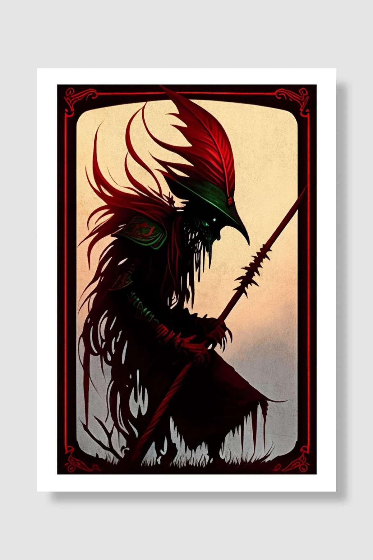 witch Oyun Poster Çerçevesiz Yüksek Kalite Oyun Afiş Duvar Poster